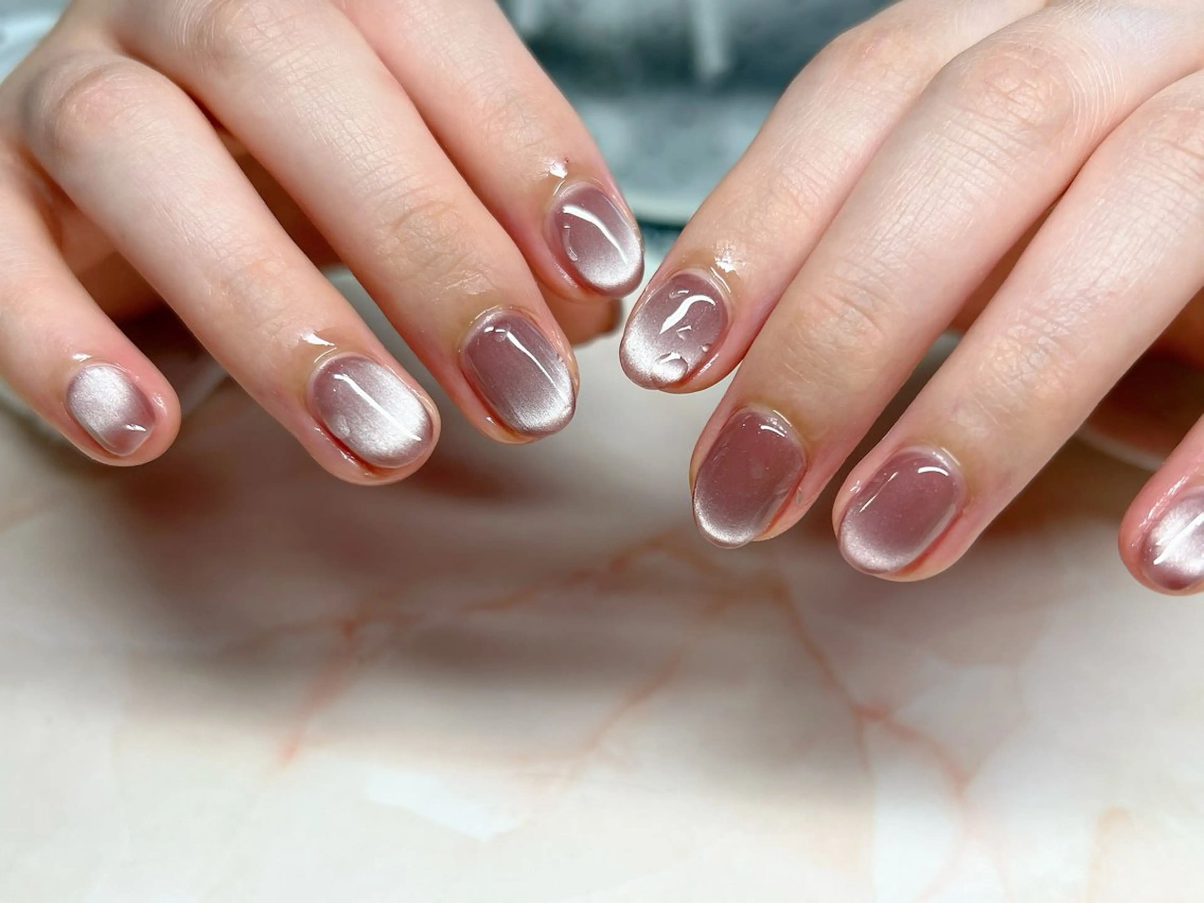 ネイル マグネットネイル ハンドネイル NailSalon MAHINAのネイルデザイン