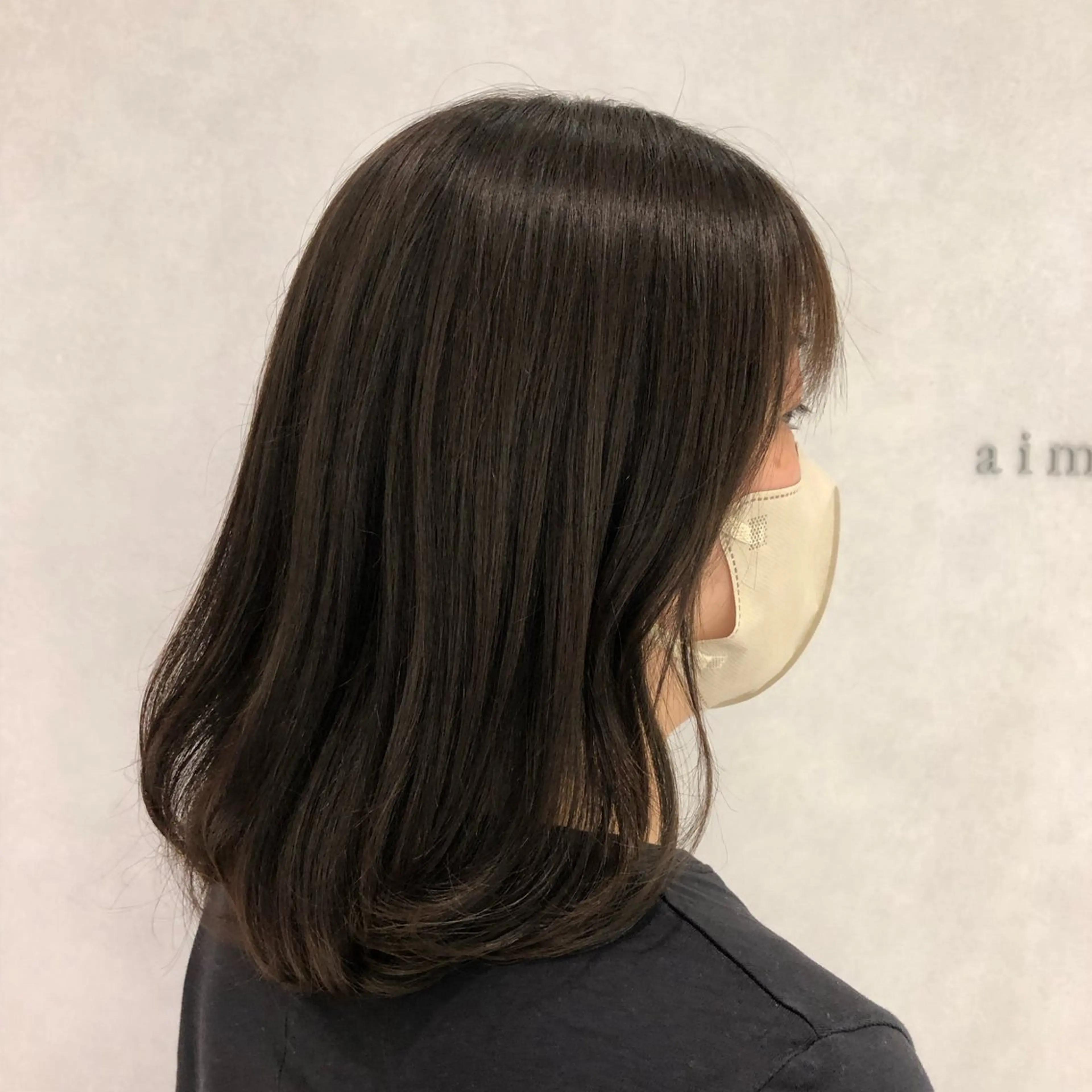 ミディアム レイヤーカット まつい みるのヘアスタイル