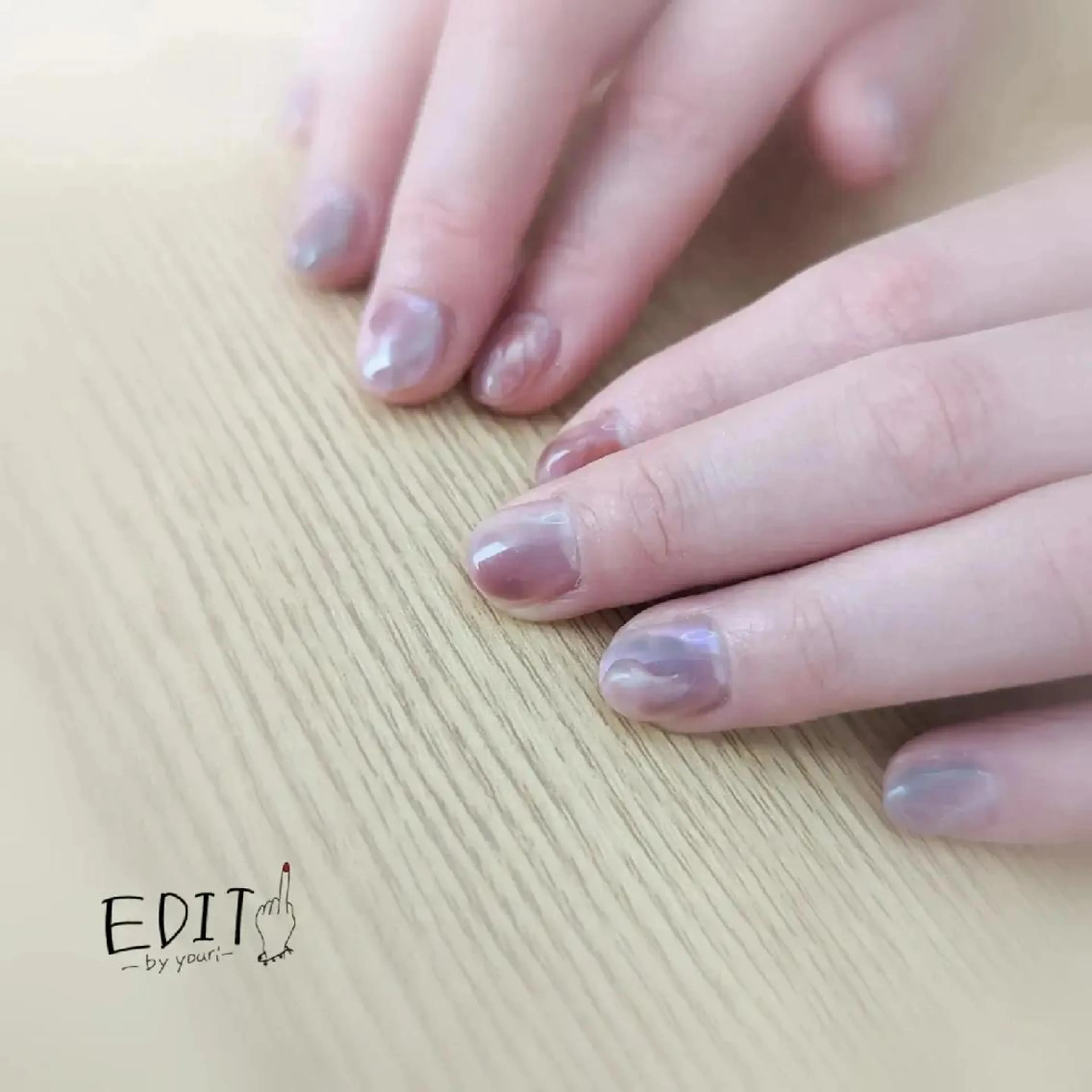 ネイル ニュアンスネイル ハンドネイル EDIT1 by youriのネイルデザイン