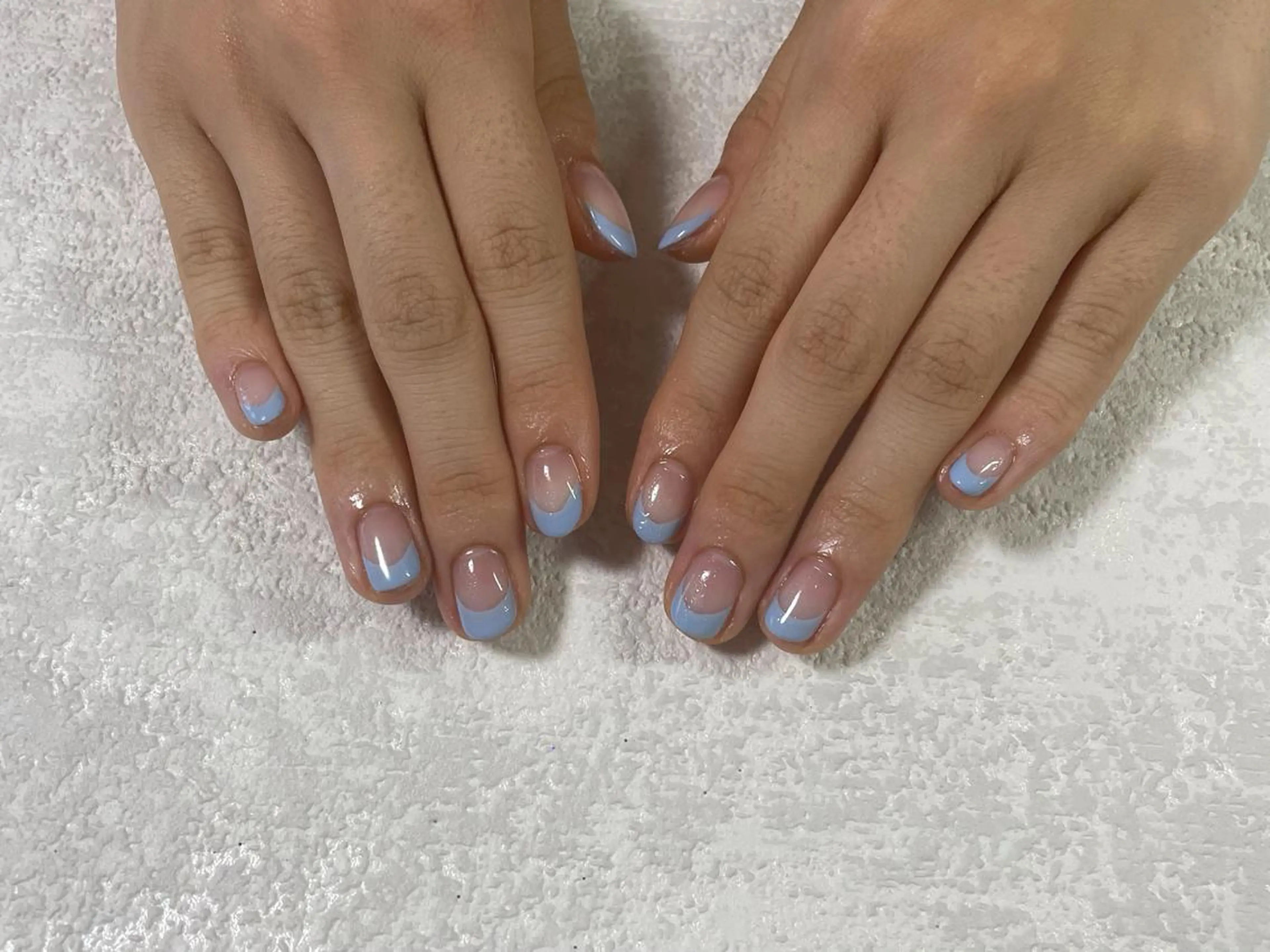 ネイル オーロラネイル フラワーネイル フットネイル フレンチネイル ジェルネイル kikinail 溝の口のネイルデザイン