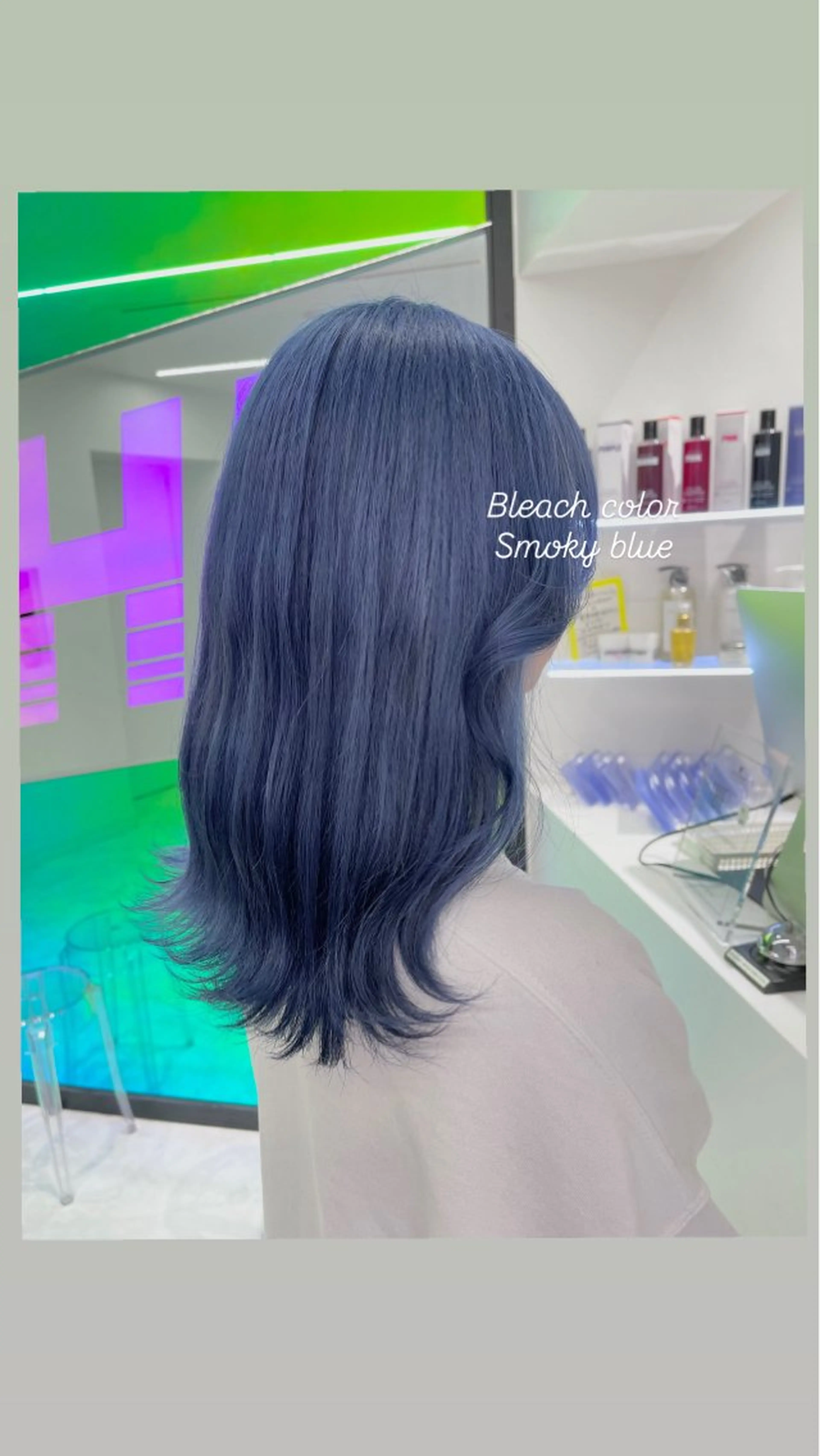 ミディアム カラー ヘアカラー 🤍💕ブリーチカラ ーAyaka💕🤍のヘアスタイル