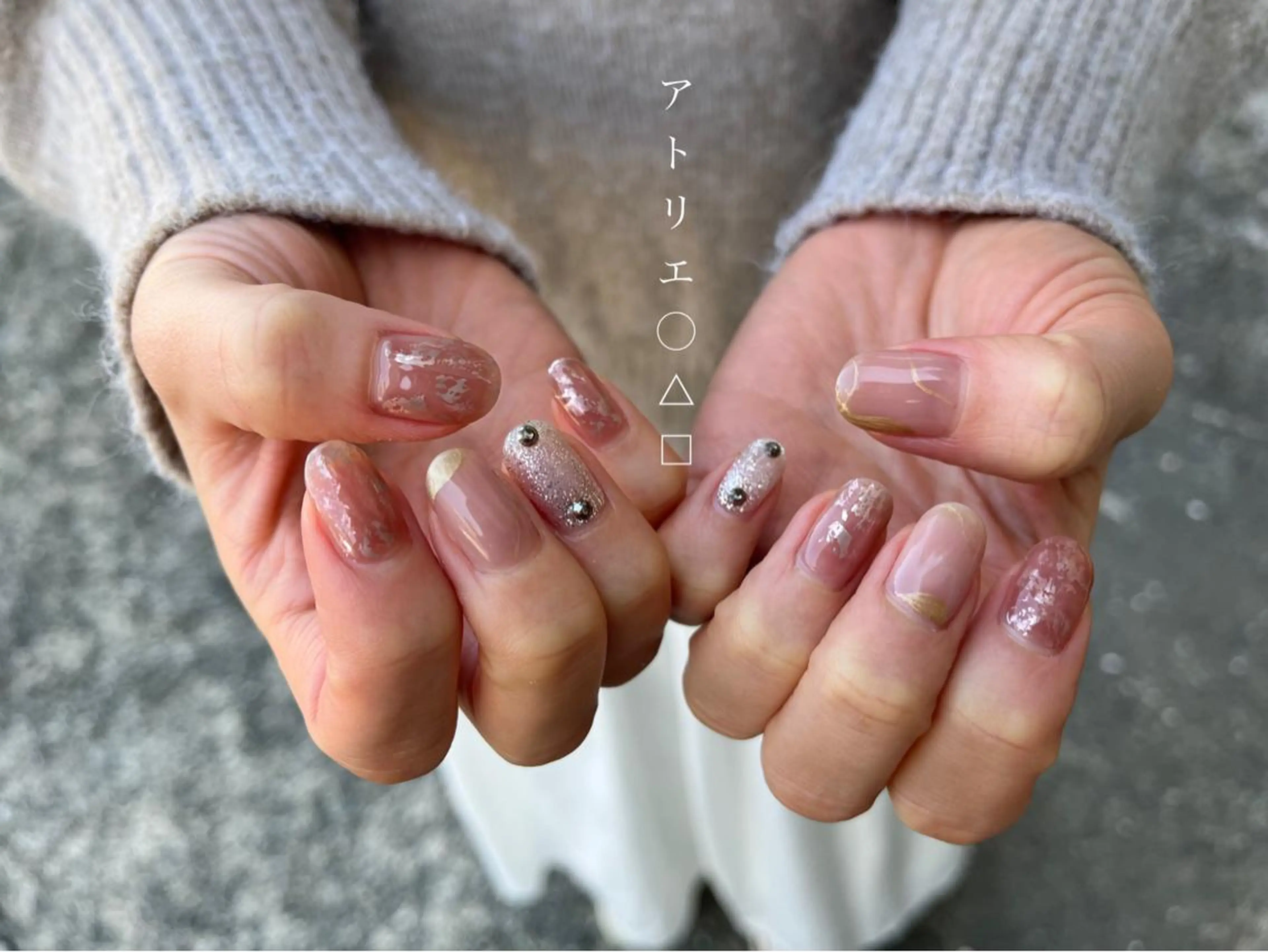 ネイル ハンドネイル アトリエ ○△□のネイルデザイン