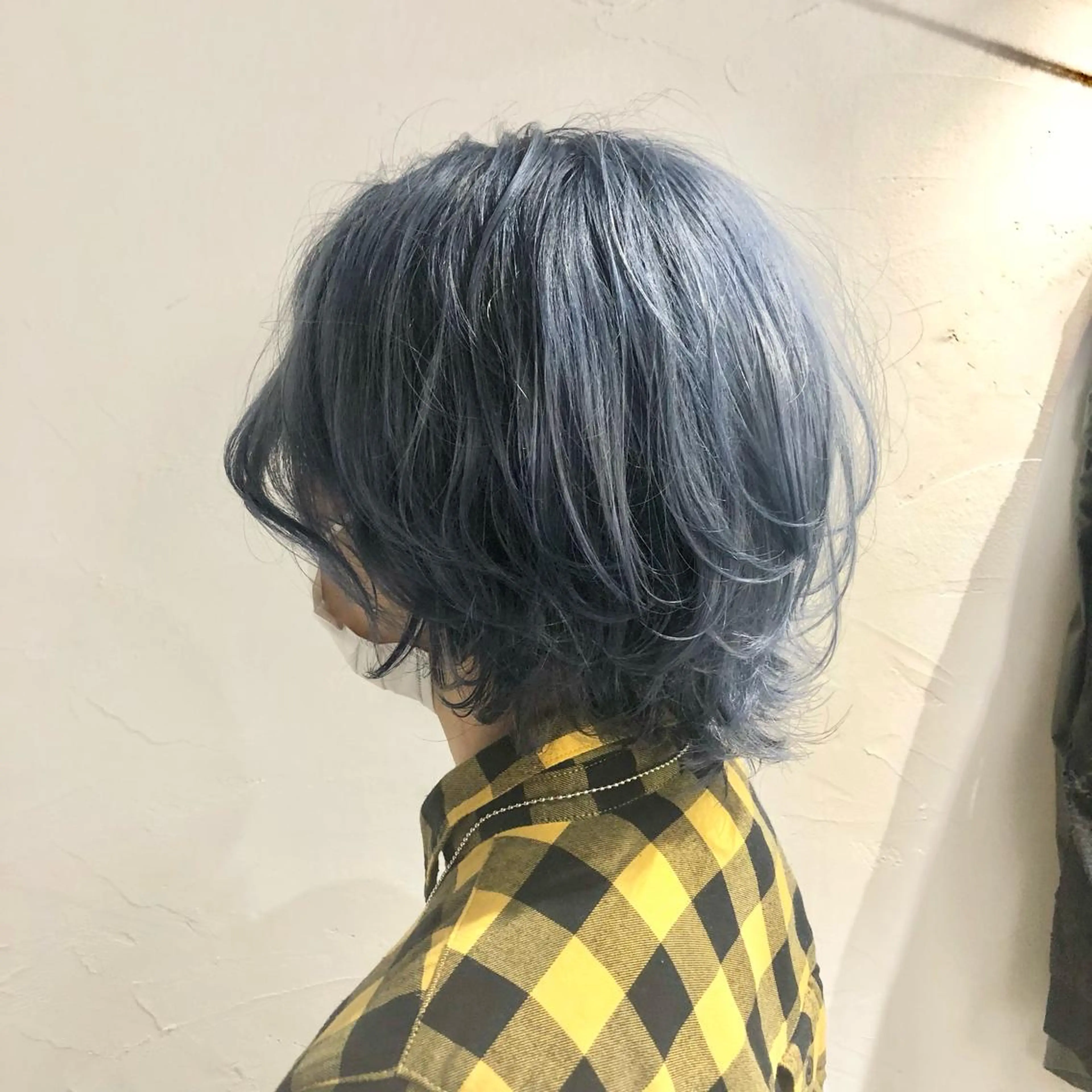 ミディアム カラー ✨️極艶髪質改善✖️ クロスパーマ✨のヘアスタイル