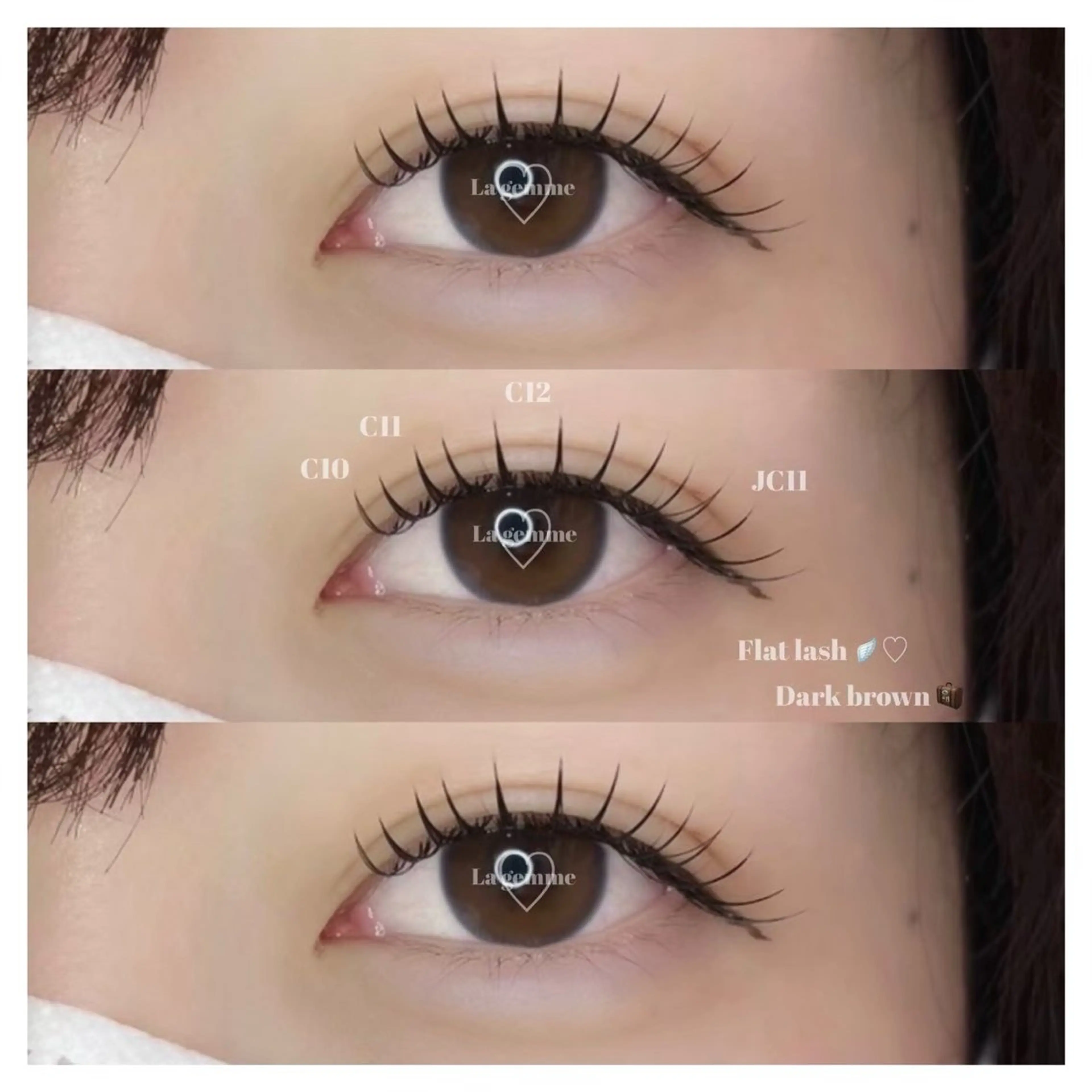 🦋【美容液コーティング付き】フラットラッシュ160本の写真