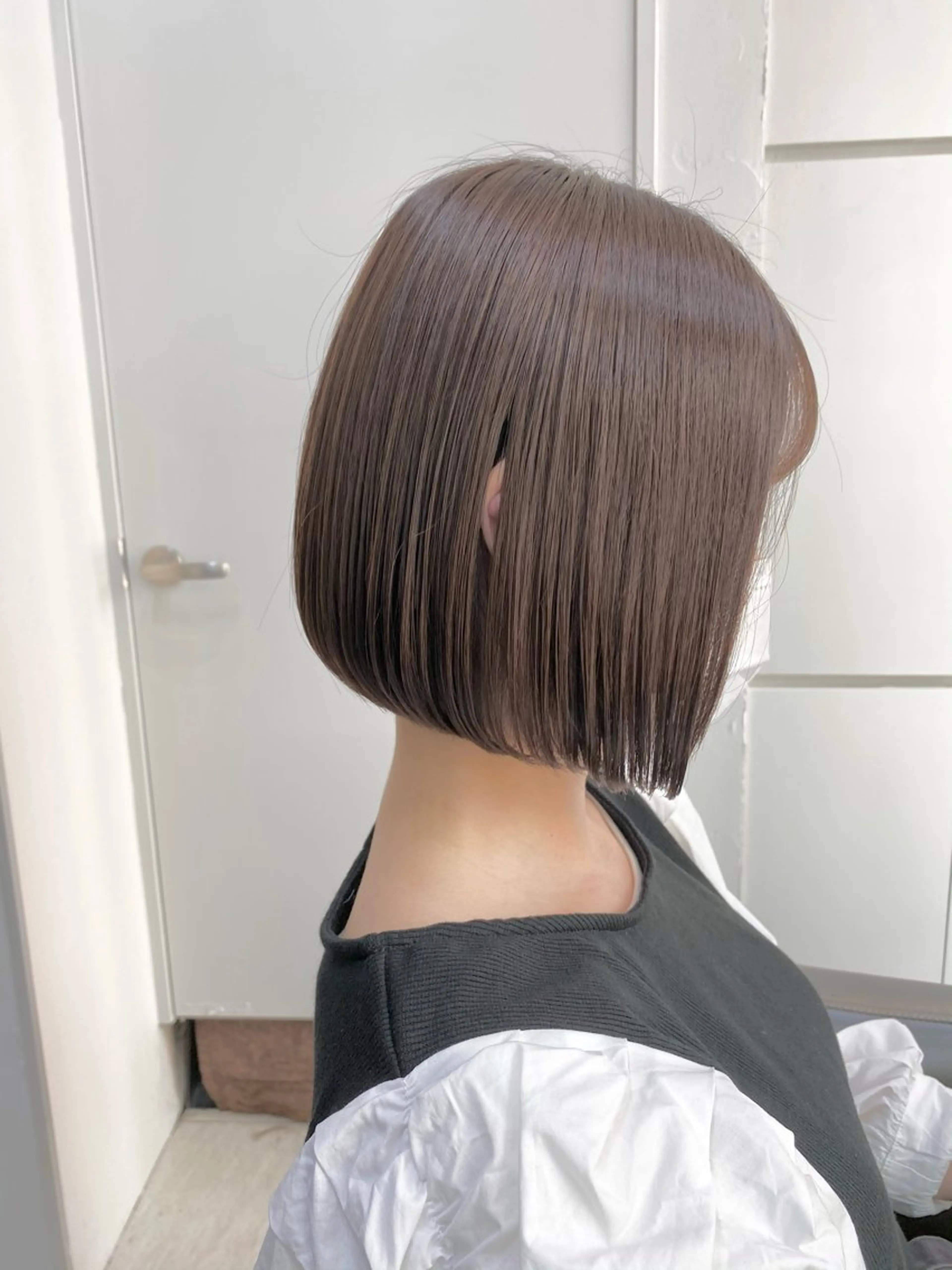 ショート カラー ボブ ボブ/レイヤー /植原健太のヘアスタイル