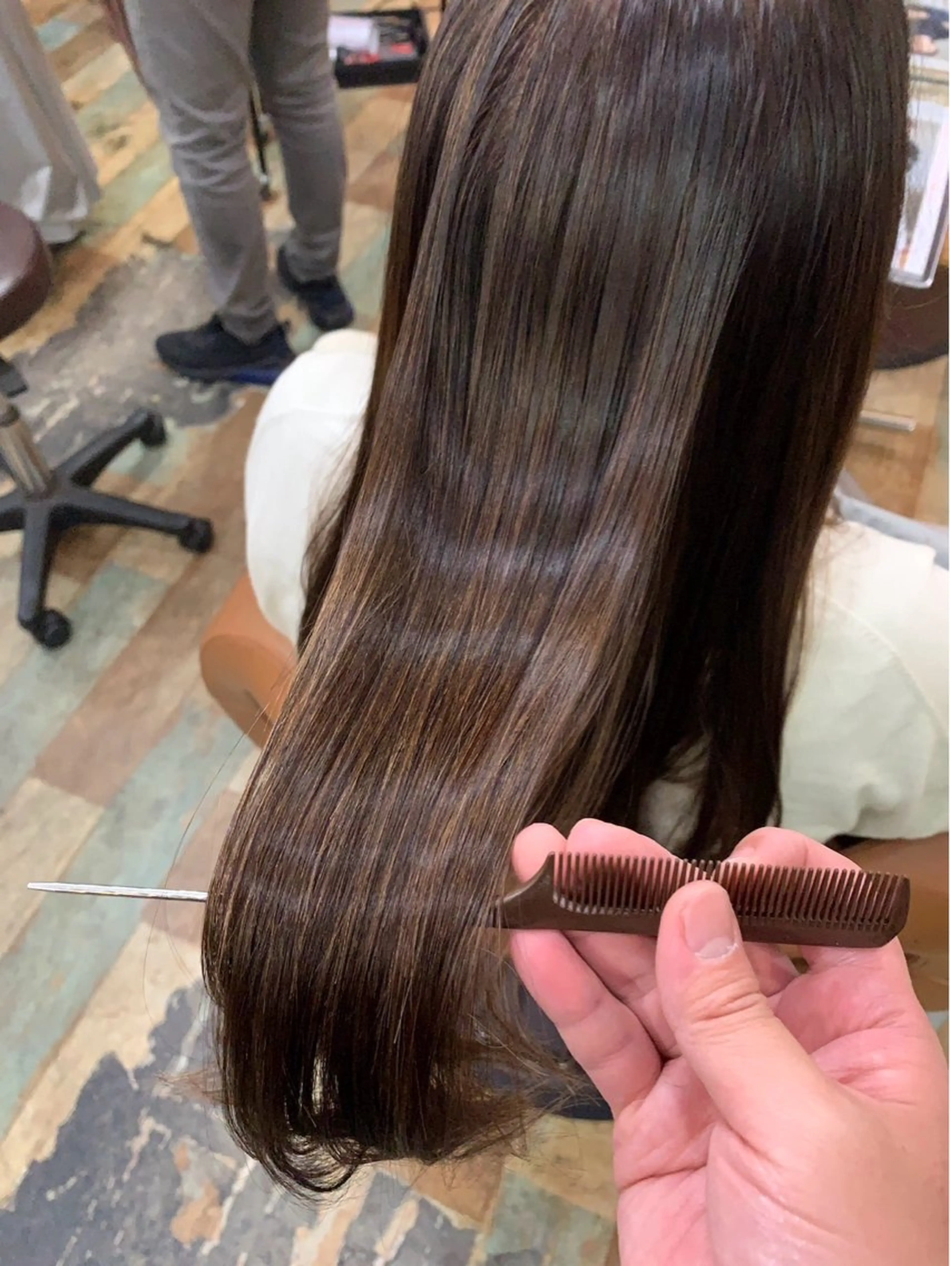 セミロング カラー Hair's RooMのヘアスタイル