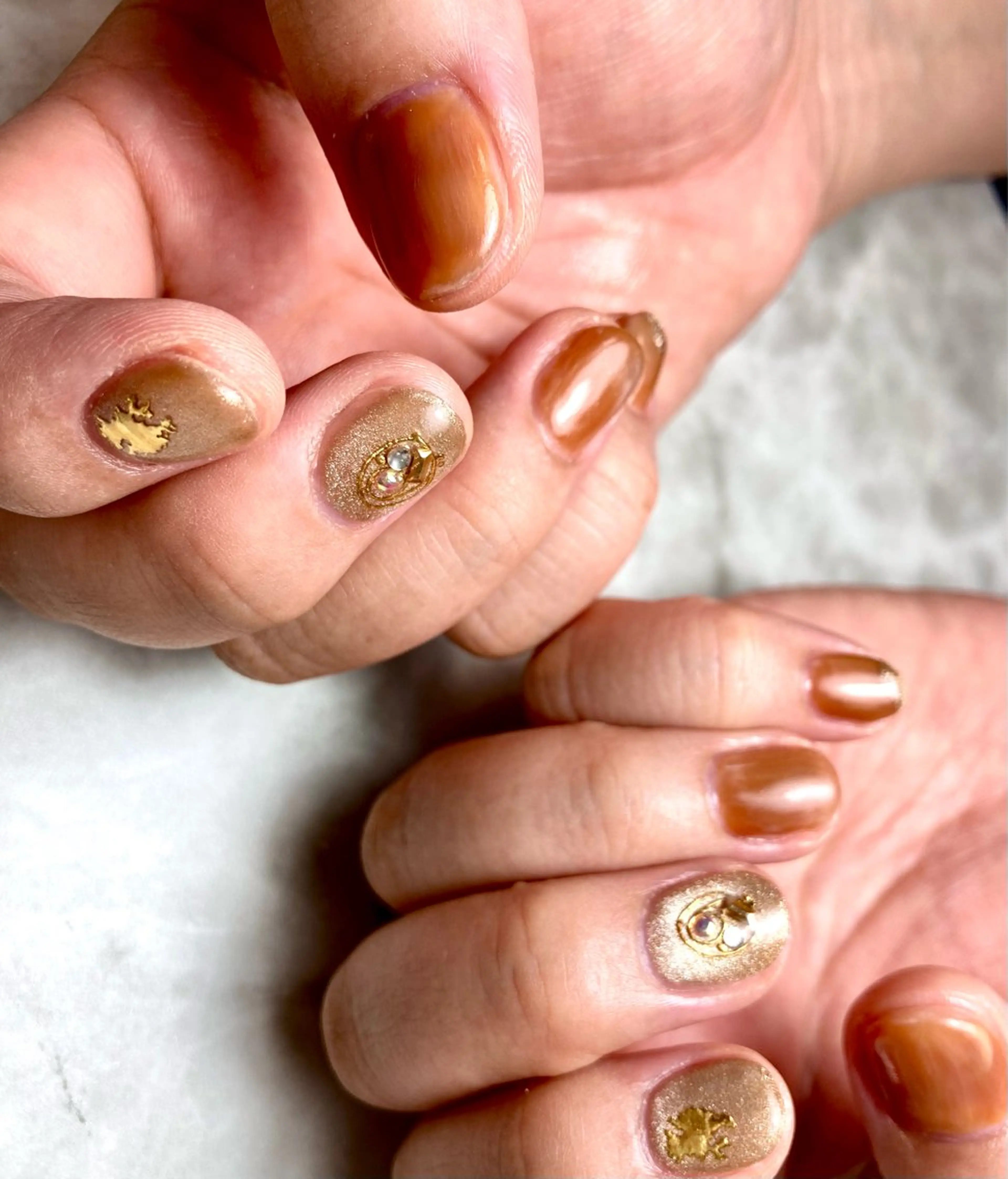 ネイル ショートネイル ハンドネイル Belle ネイル& ホワイトニングサロンのネイルデザイン