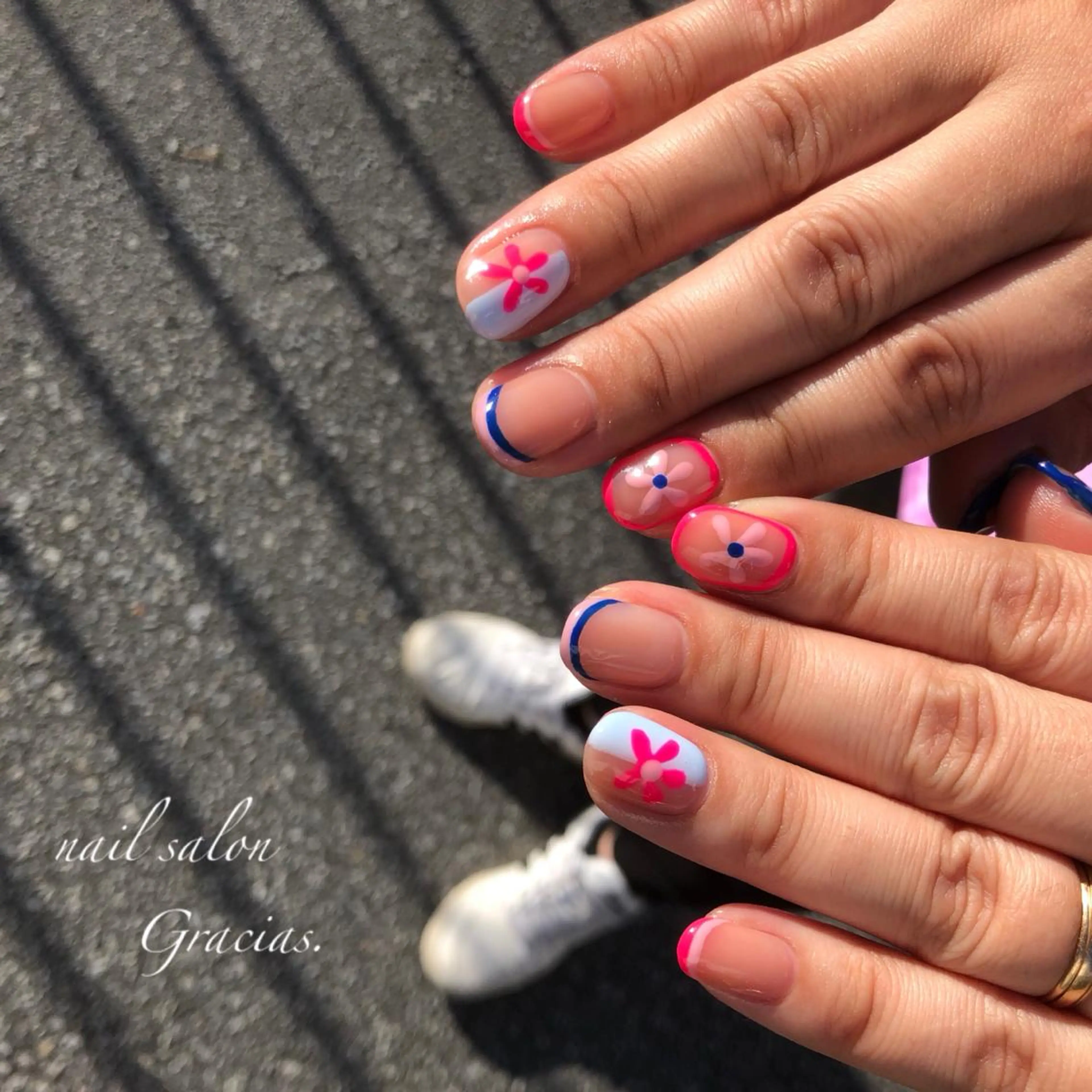 ネイル ハンドネイル Gracias. rieのネイルデザイン