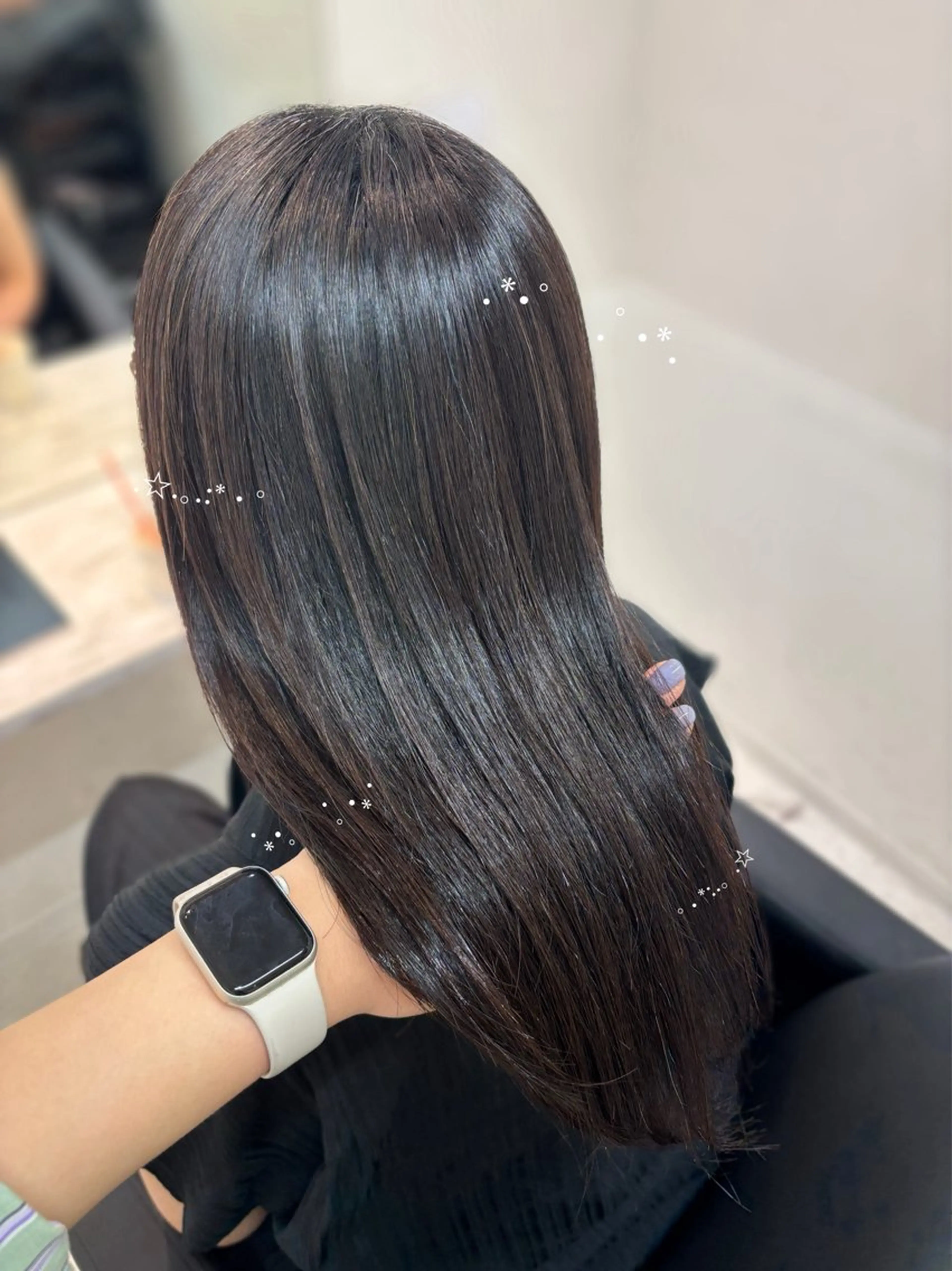 ロング 縮毛矯正 トリートメント 縮毛矯正/艶カラー asuka🫧のヘアスタイル
