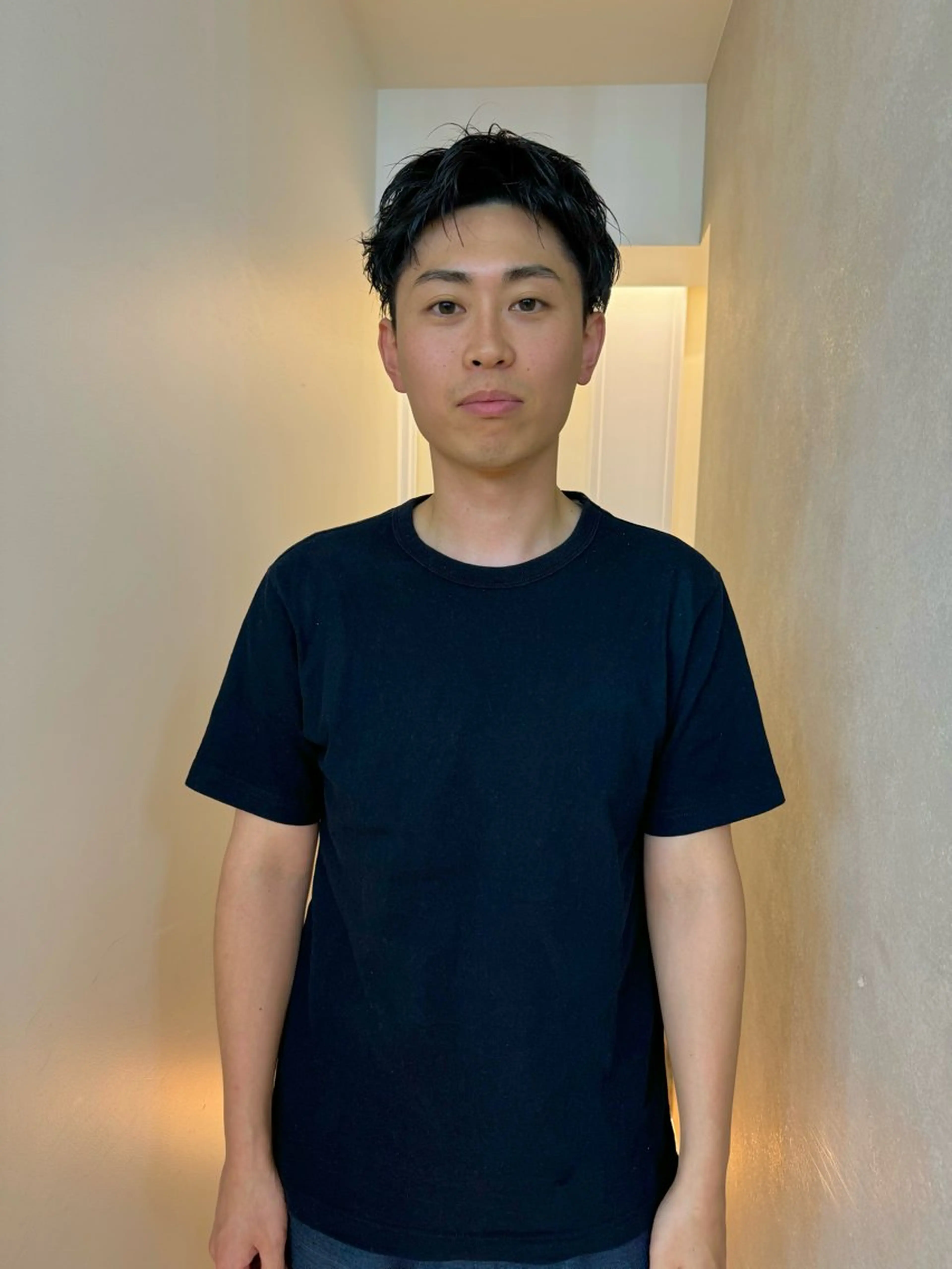 ショート パーマ メンズ カット パーマ 🇰🇷カルマパーマ kaito🇰🇷のヘアスタイル