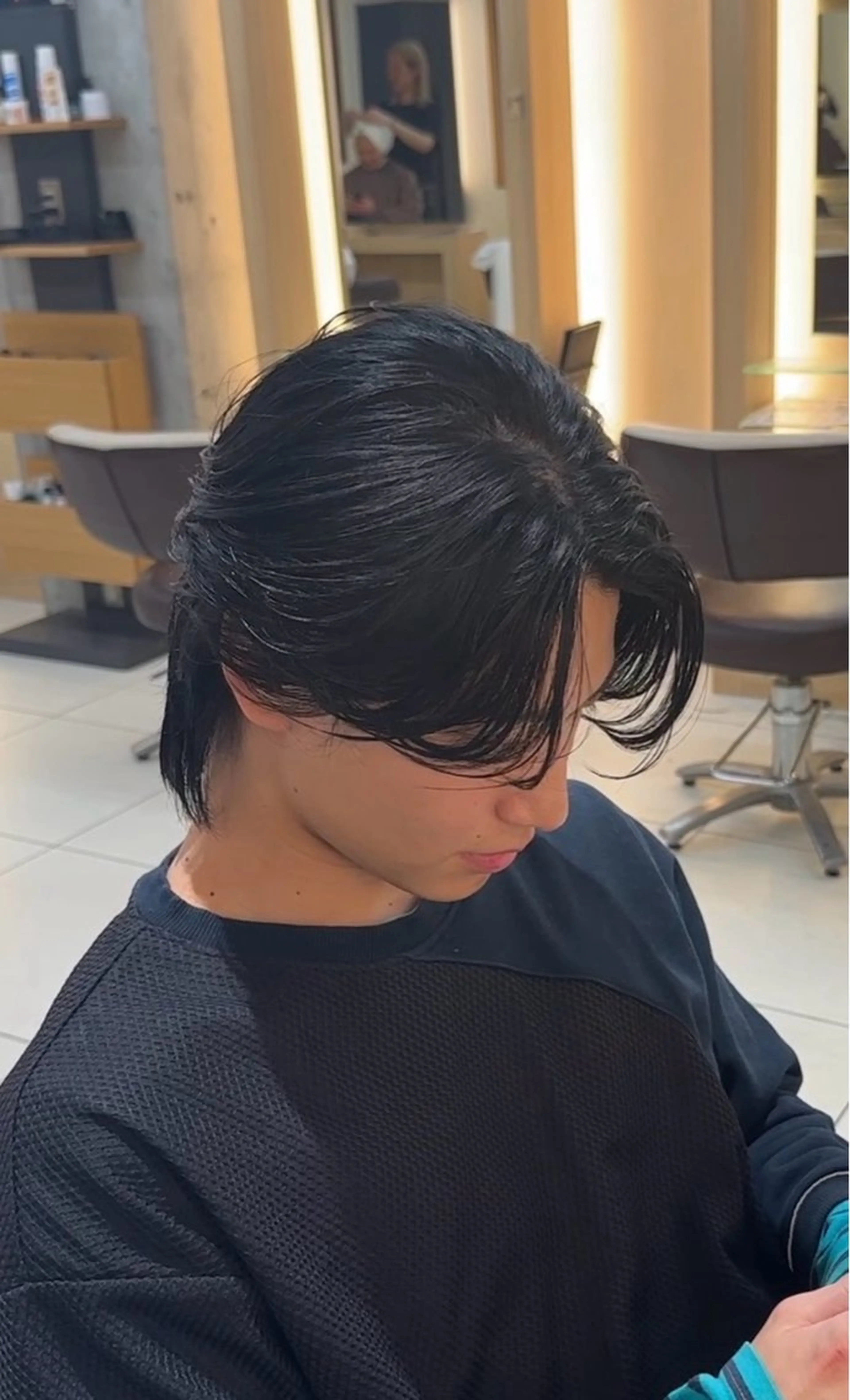 メンズ センターパート カット 花澤 孝太/メンズヘアのヘアスタイル