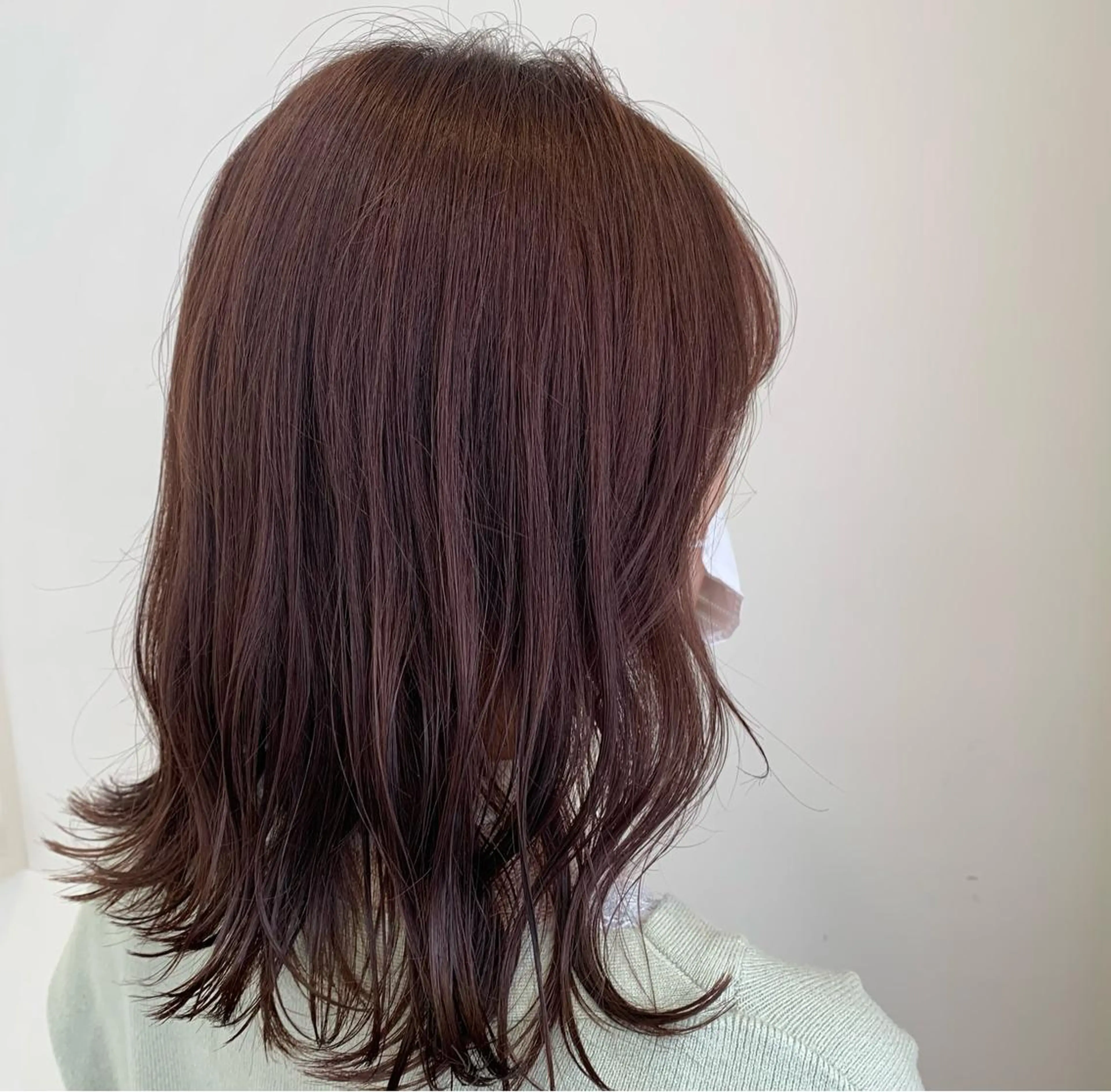 セミロング カラー ✄折橋 彩花🐶🍑のヘアスタイル