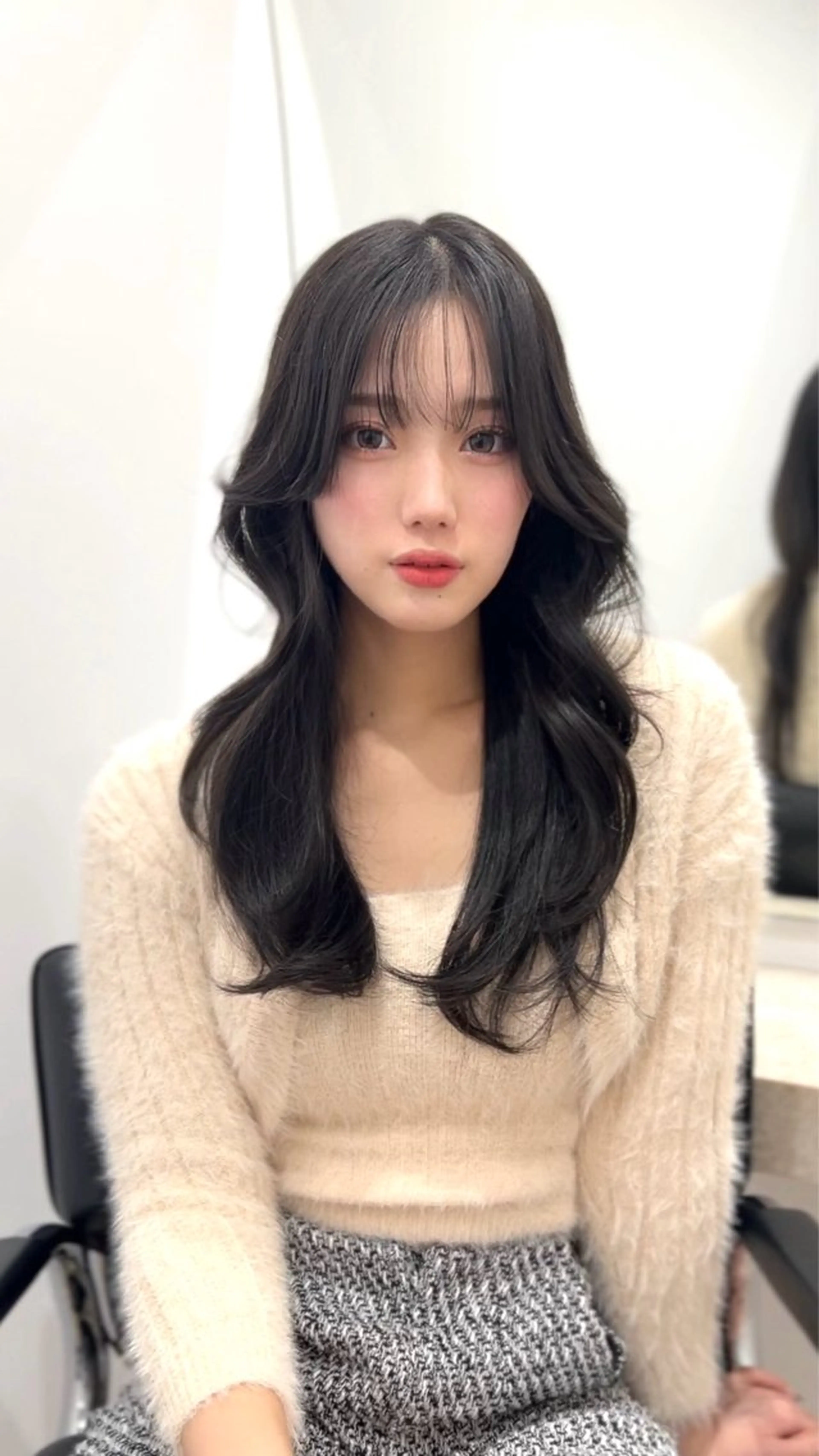 ロング カラー くびれヘア 韓国風ヘア レイヤーカット ヘアカラー トリートメント ヘアセット 顔まわり職人🇰🇷 韓国ヘア/KAITOのヘアスタイル