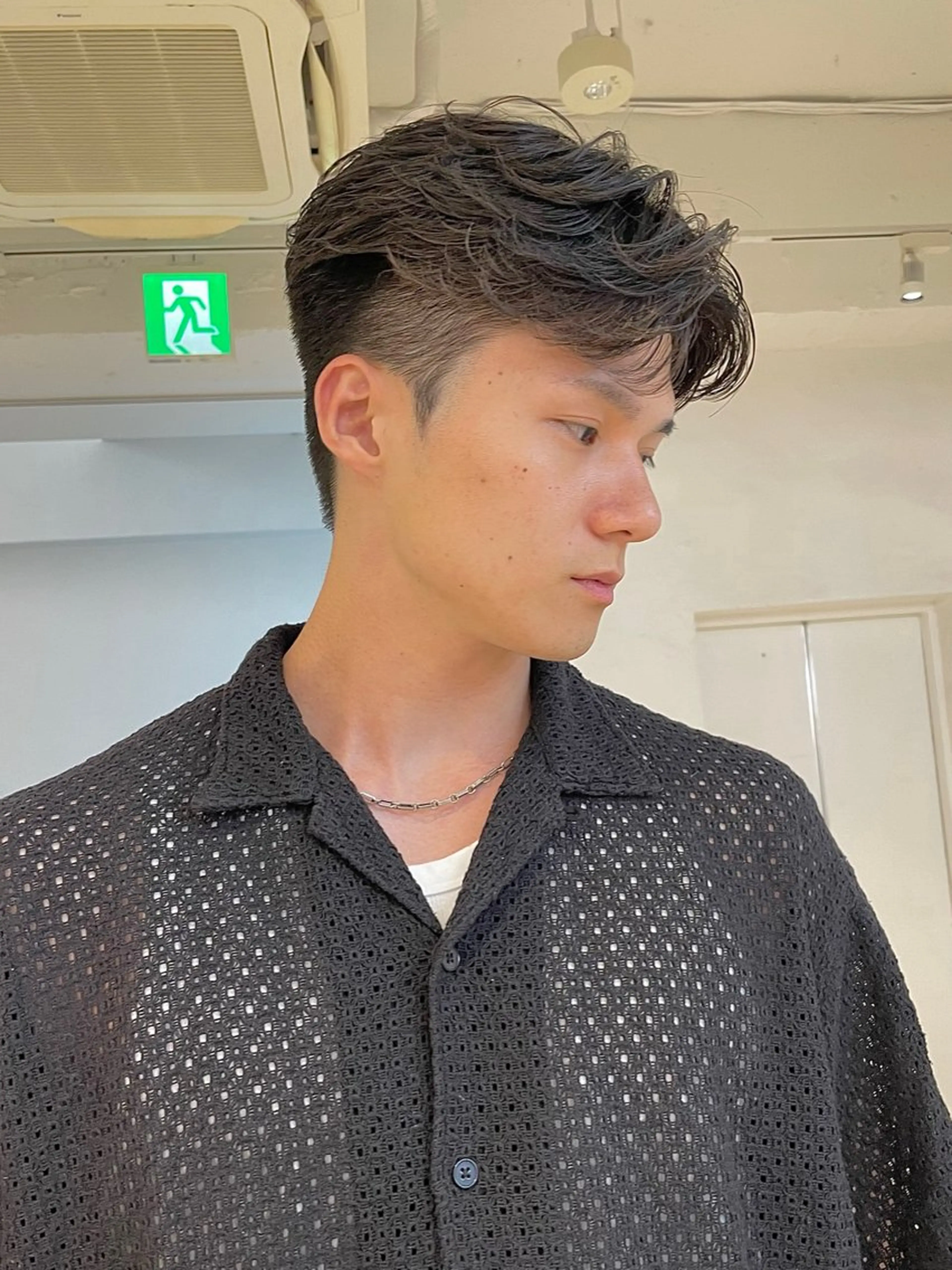 ショート パーマ メンズ カット パーマ 🇰🇷カルマパーマ kaito🇰🇷のヘアスタイル