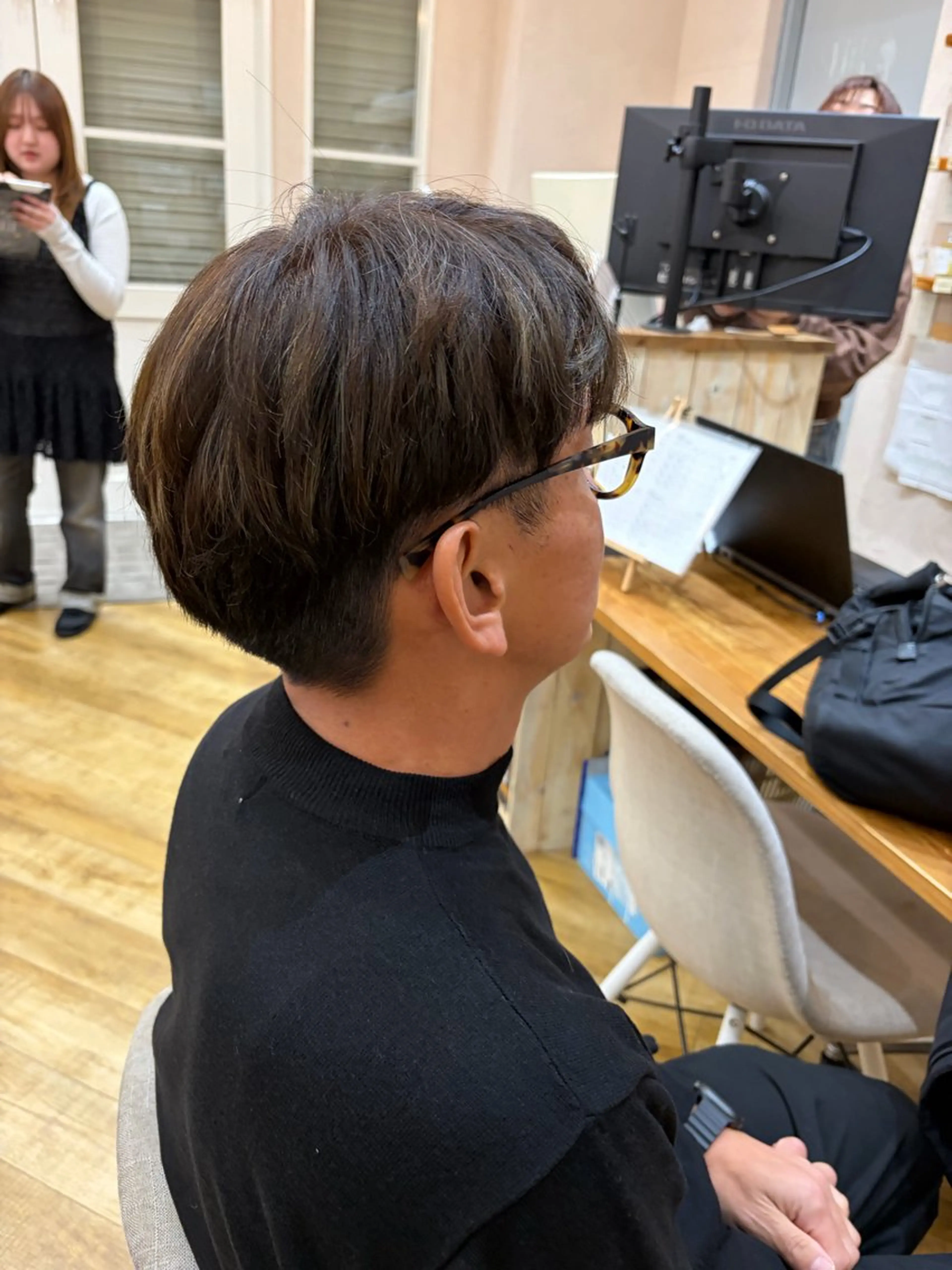 メンズ 木村🌟髪質改善ケア 💎デザインカラーのヘアスタイル