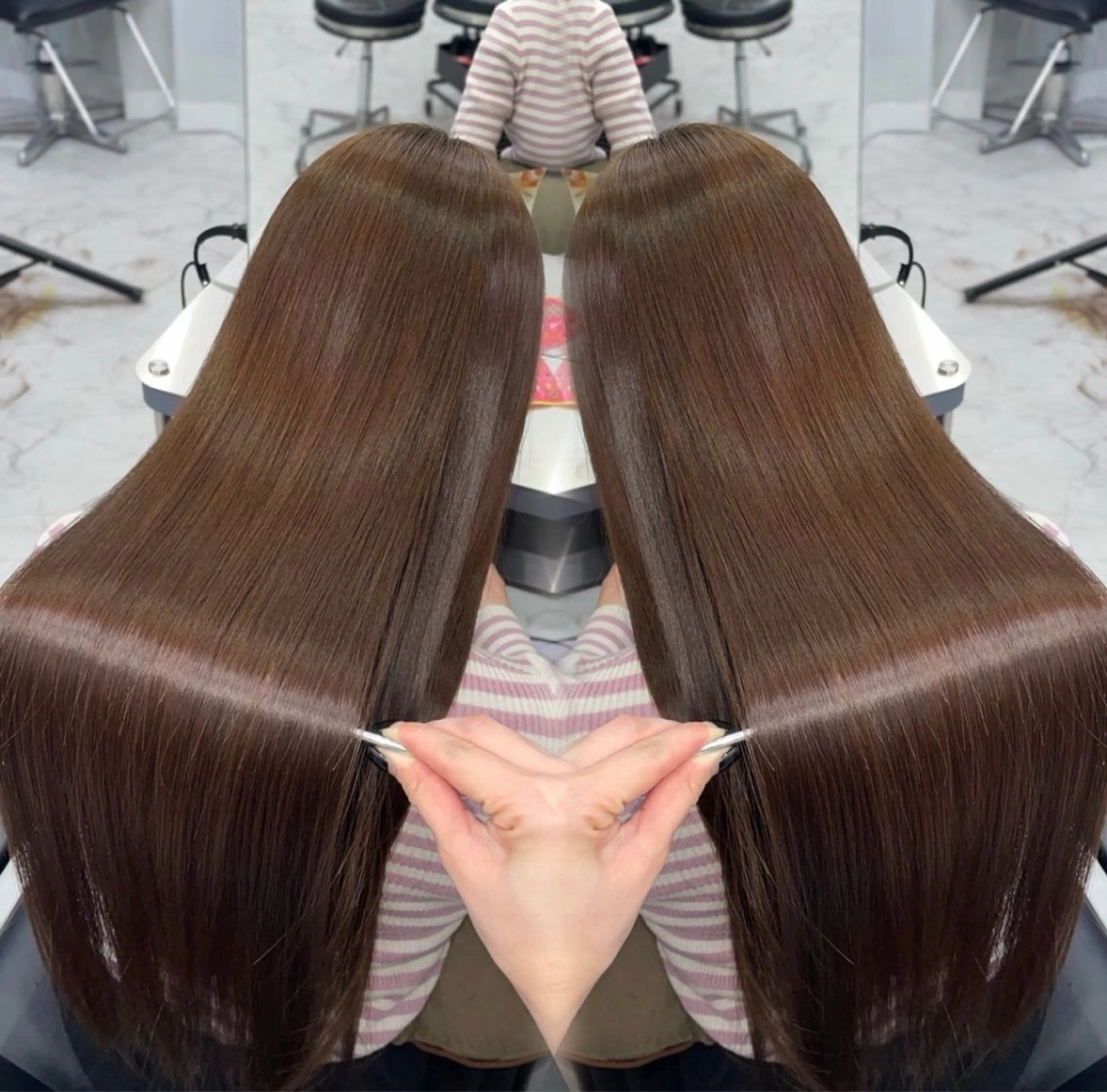 ロング 縮毛矯正 トリートメント 福岡美髪矯正/ KAEDEのヘアスタイル