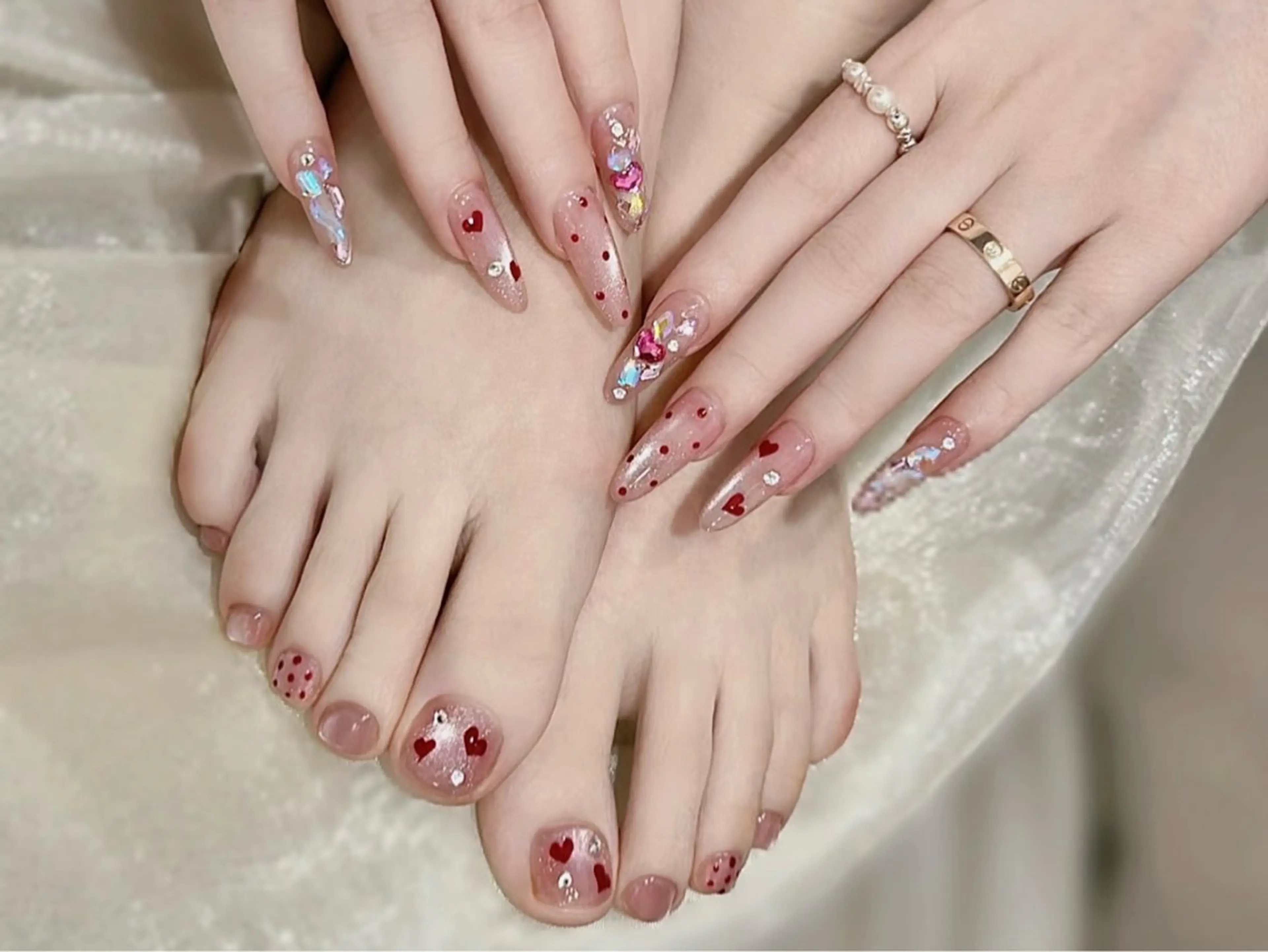 ☆Hand&Footシンプルデザインやり放題¥16000の写真