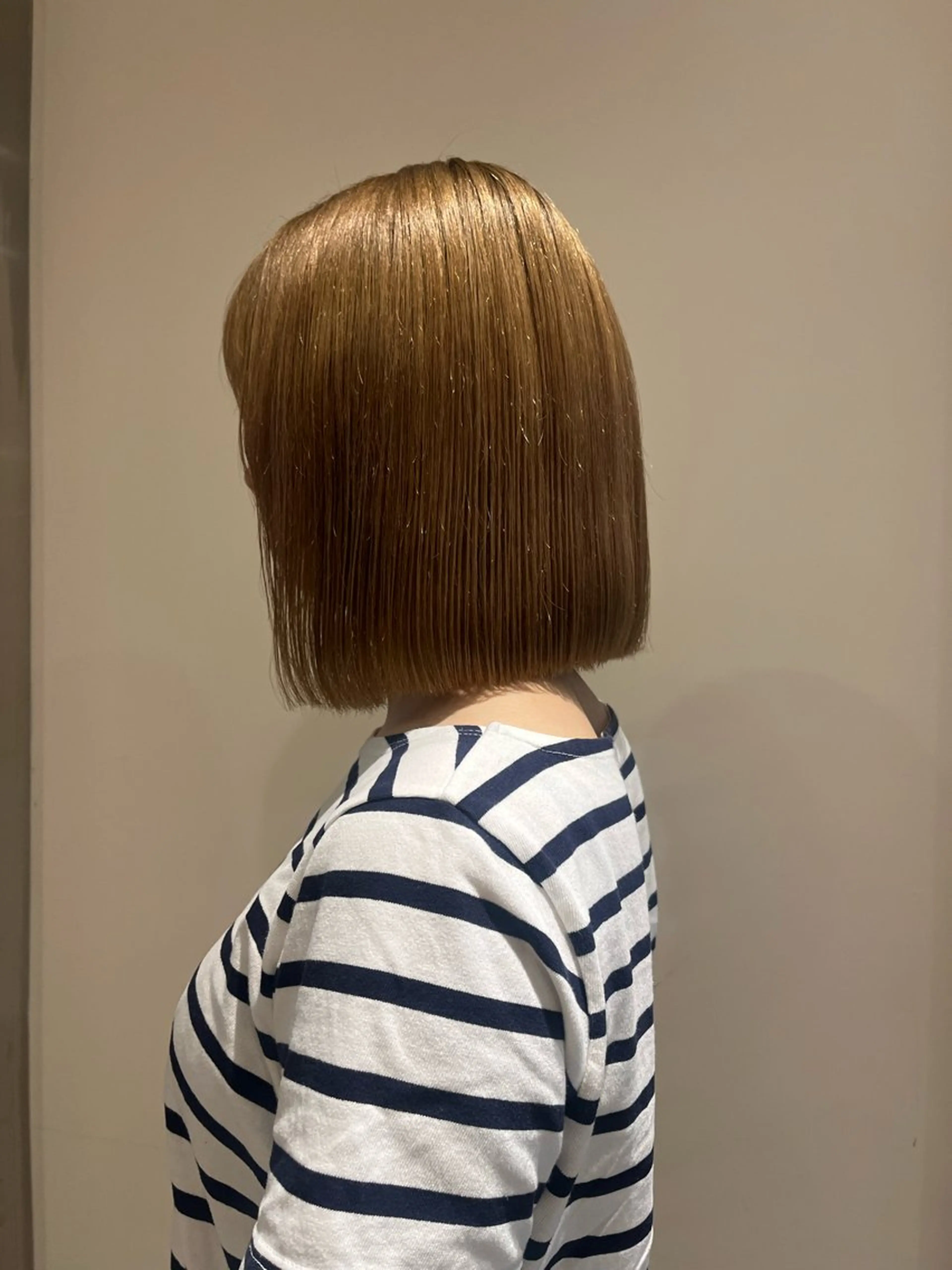 ミディアム 縮毛矯正 sabo ladies salon所属・ヨシカ/透明感カラー 酸性ストレートのヘアスタイル