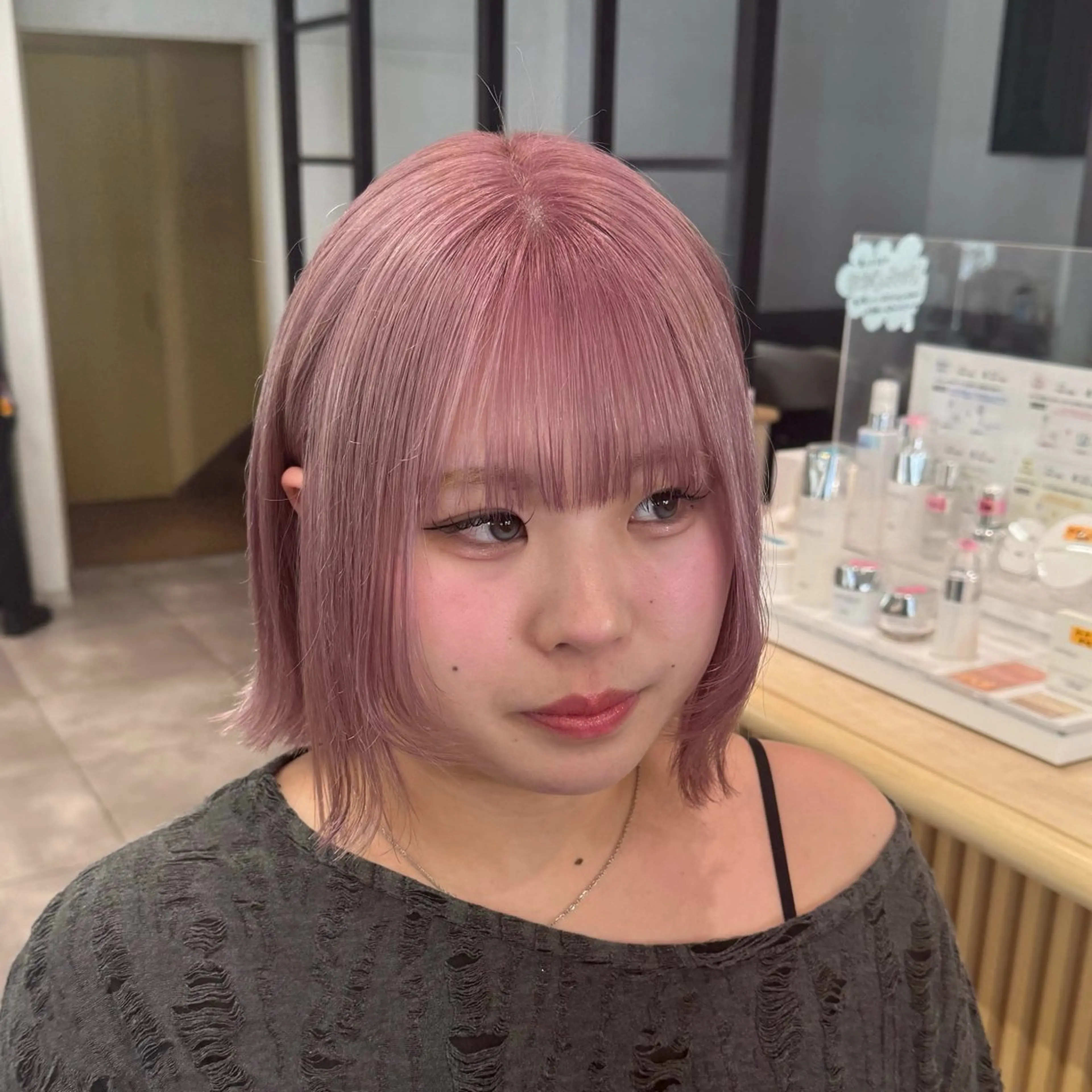 カラー 韓国ヘア AINA🐱のヘアスタイル