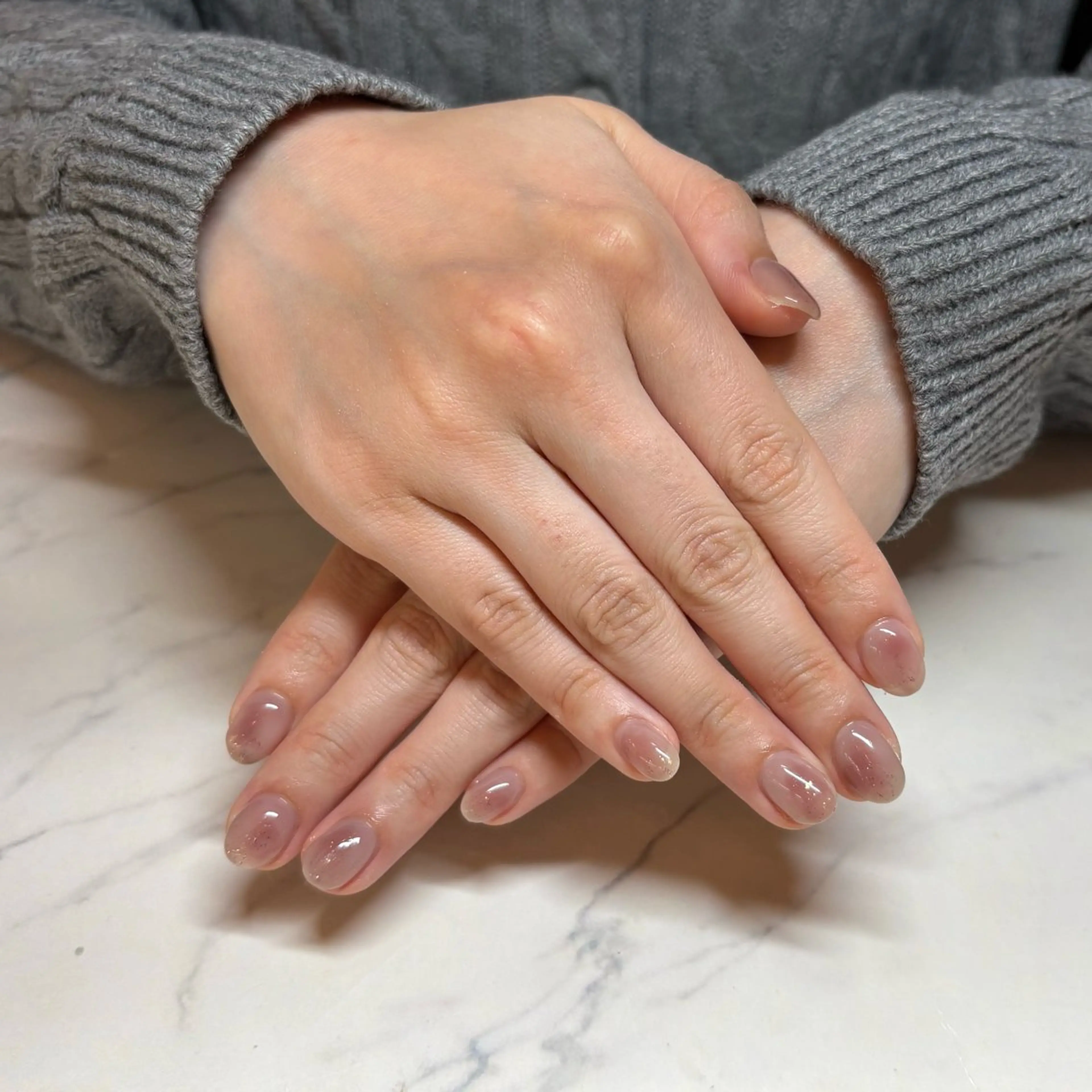 ネイル ニュアンスネイル 💫 さりのネイルデザイン