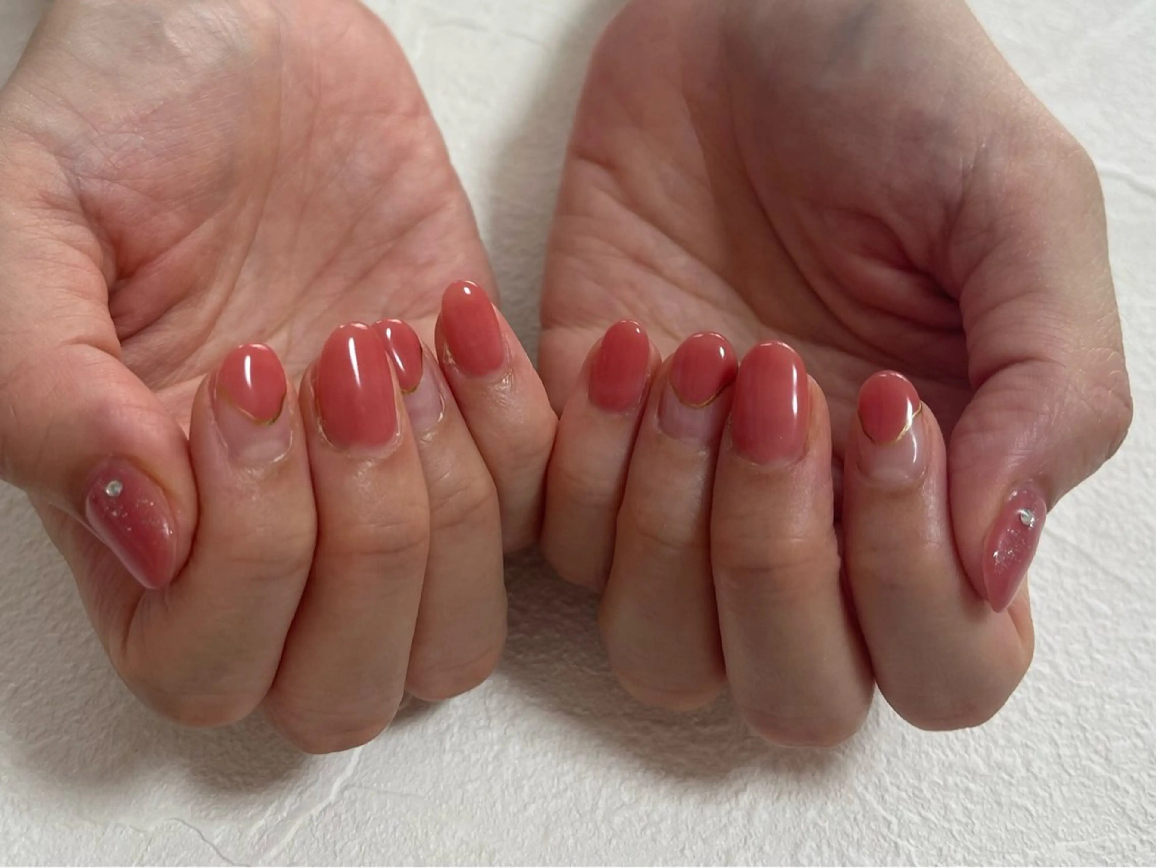 ネイル オーロラネイル フットネイル フレンチネイル ジェルネイル 韓国ネイル mogunail &blowのネイルデザイン