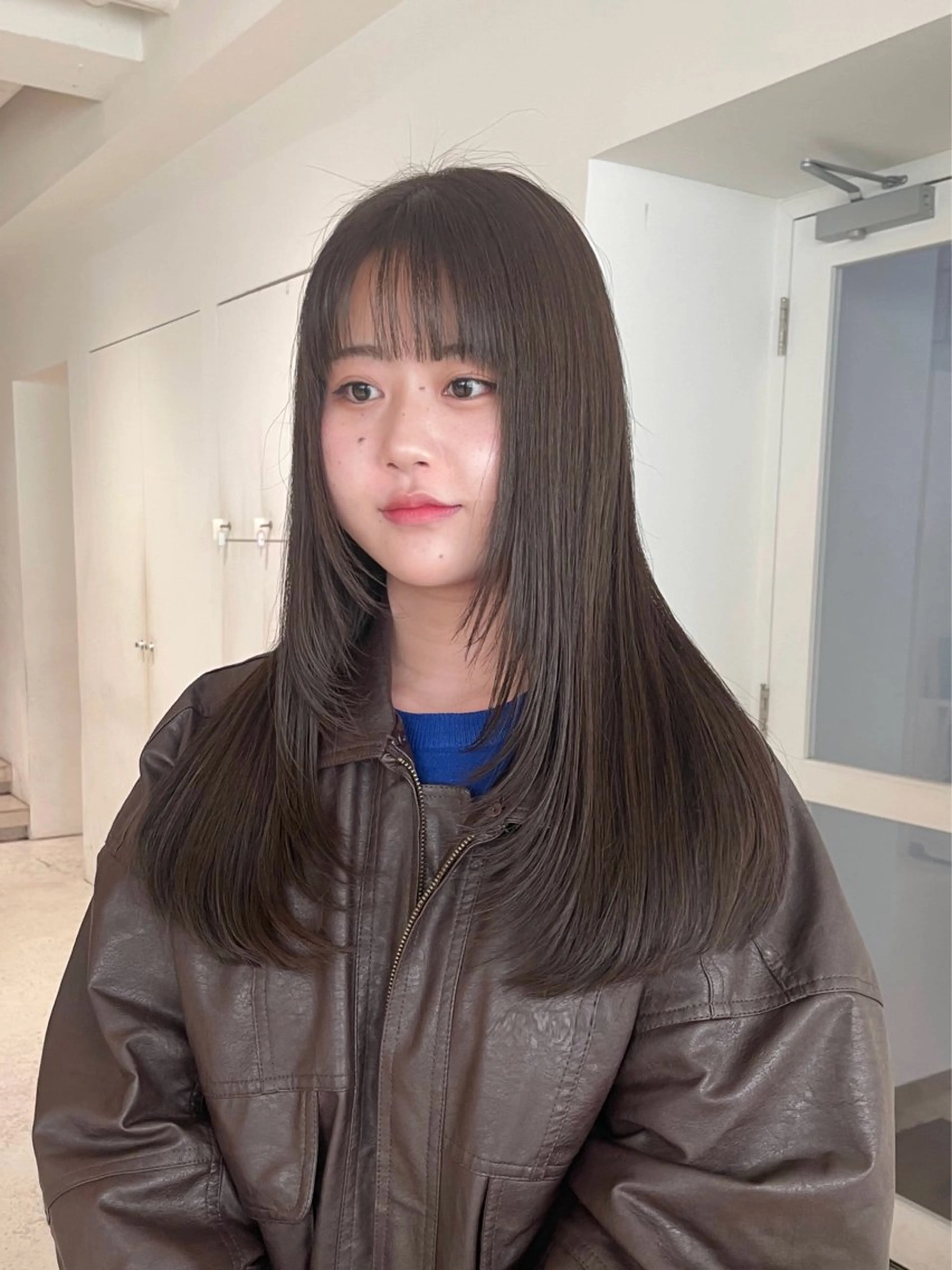 ロング カット ヘアカラー トリートメント haruko🎀⌇ レイヤーカットのヘアスタイル