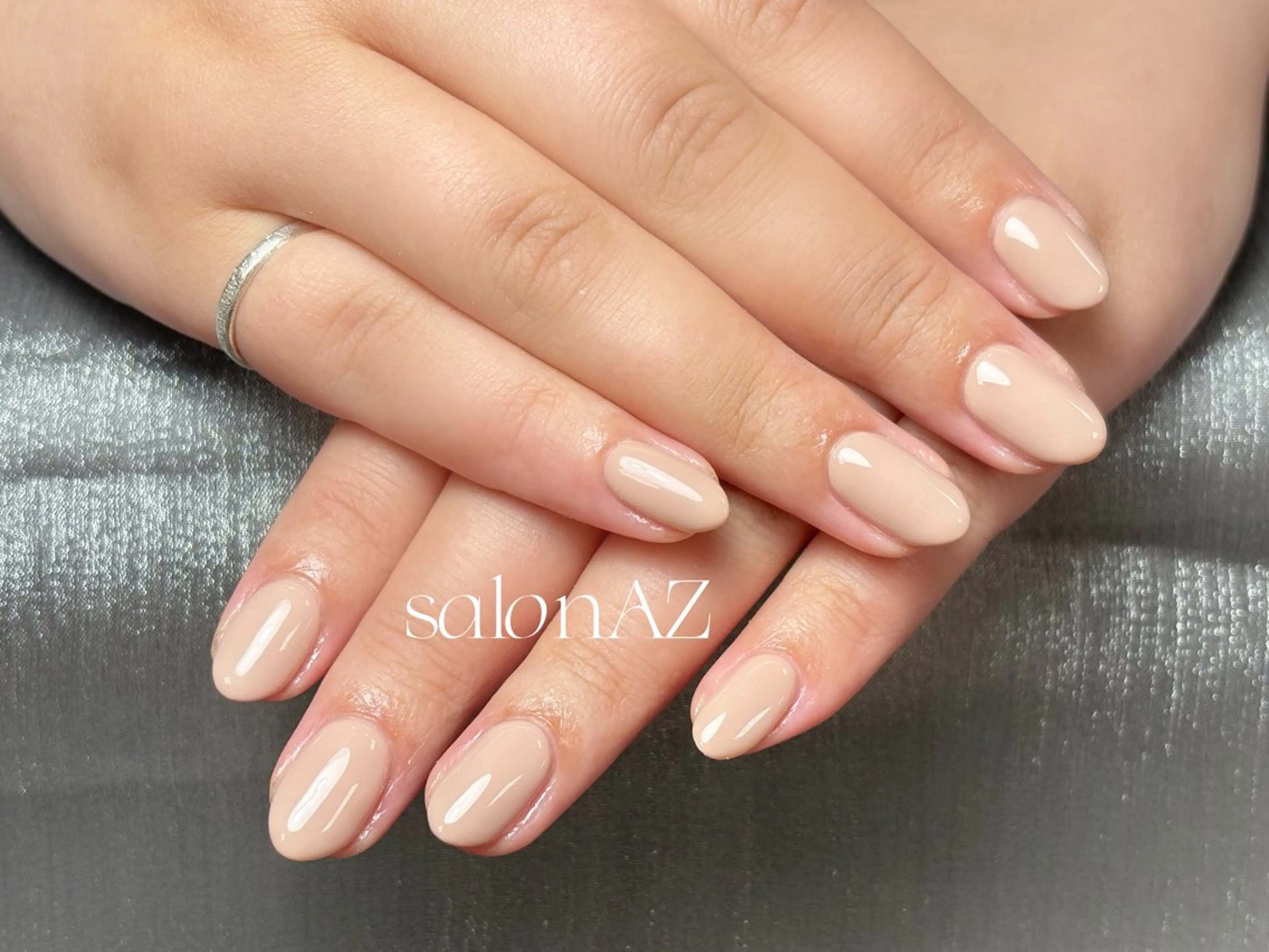 ネイル 桜ネイル 長さ出し フットネイル フレンチネイル ジェルネイル salon AZのネイルデザイン