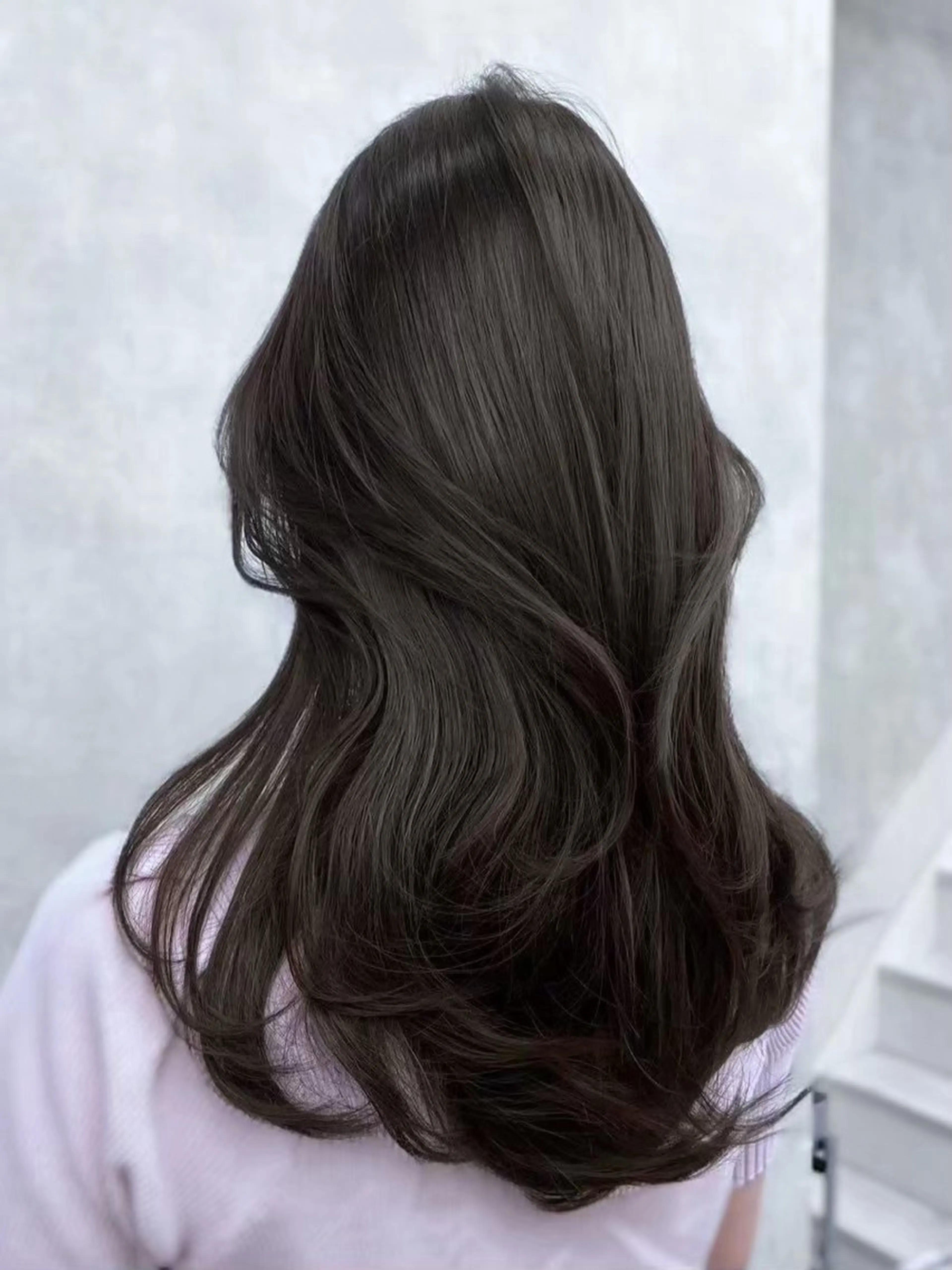 セミロング カット ヘアカラー トリートメント レビジュヘア 京都/桂のヘアスタイル