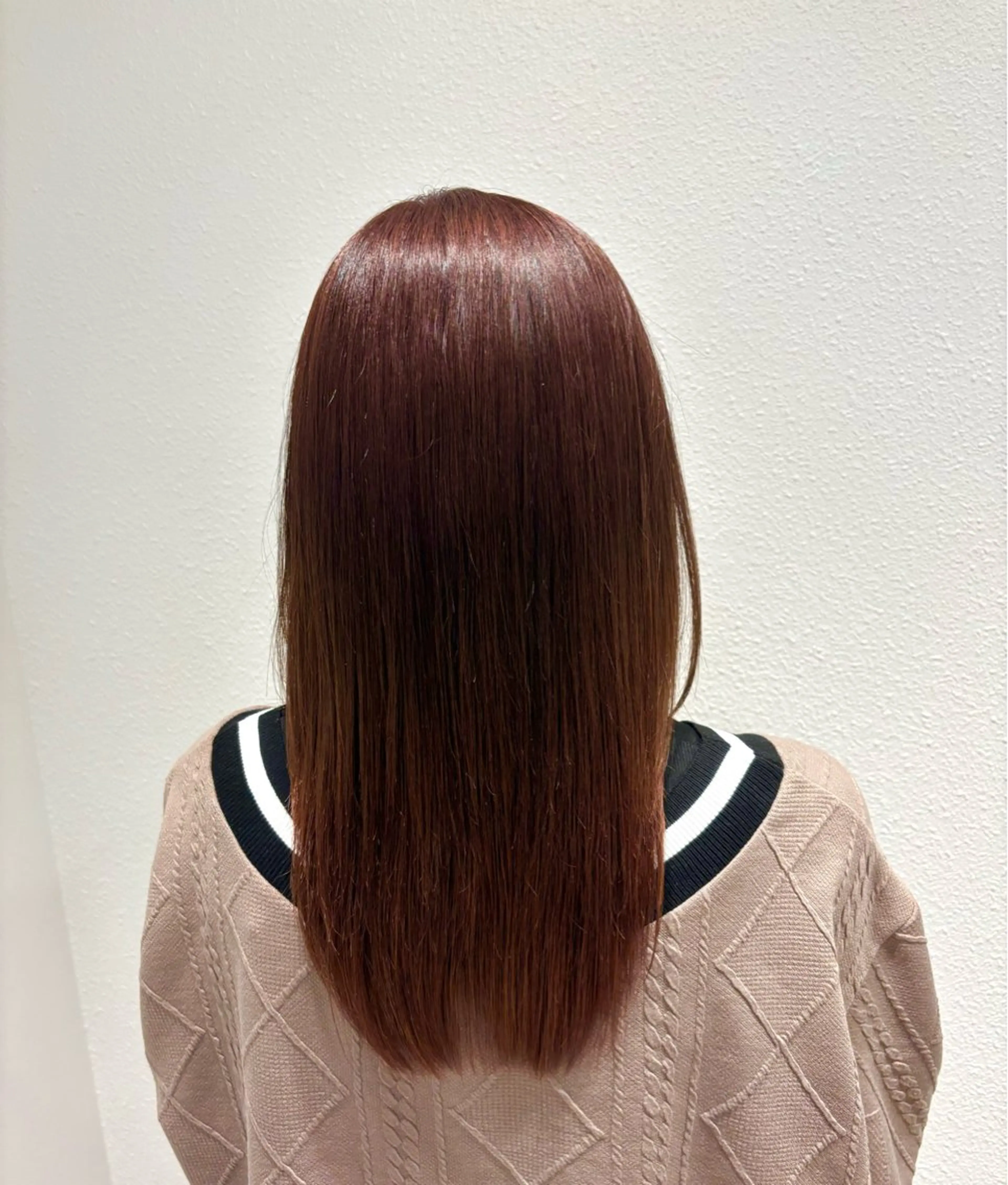 カラー ブラウンカラー ピンクカラー ヘアカラー トリートメント 艶カラー/アレンジ 💟すなおのヘアスタイル