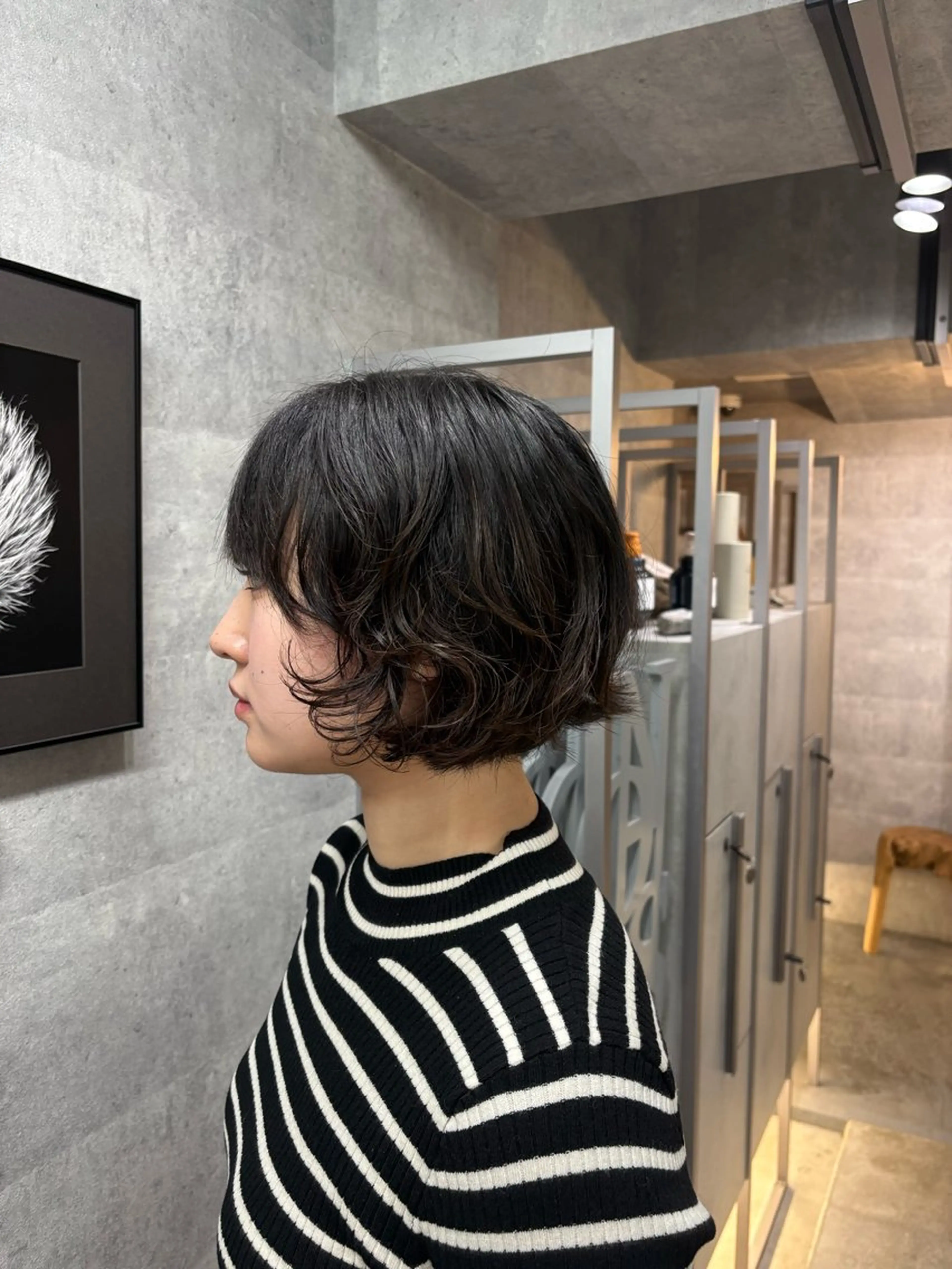 ショート パーマ Riho 🥣🤍のヘアスタイル