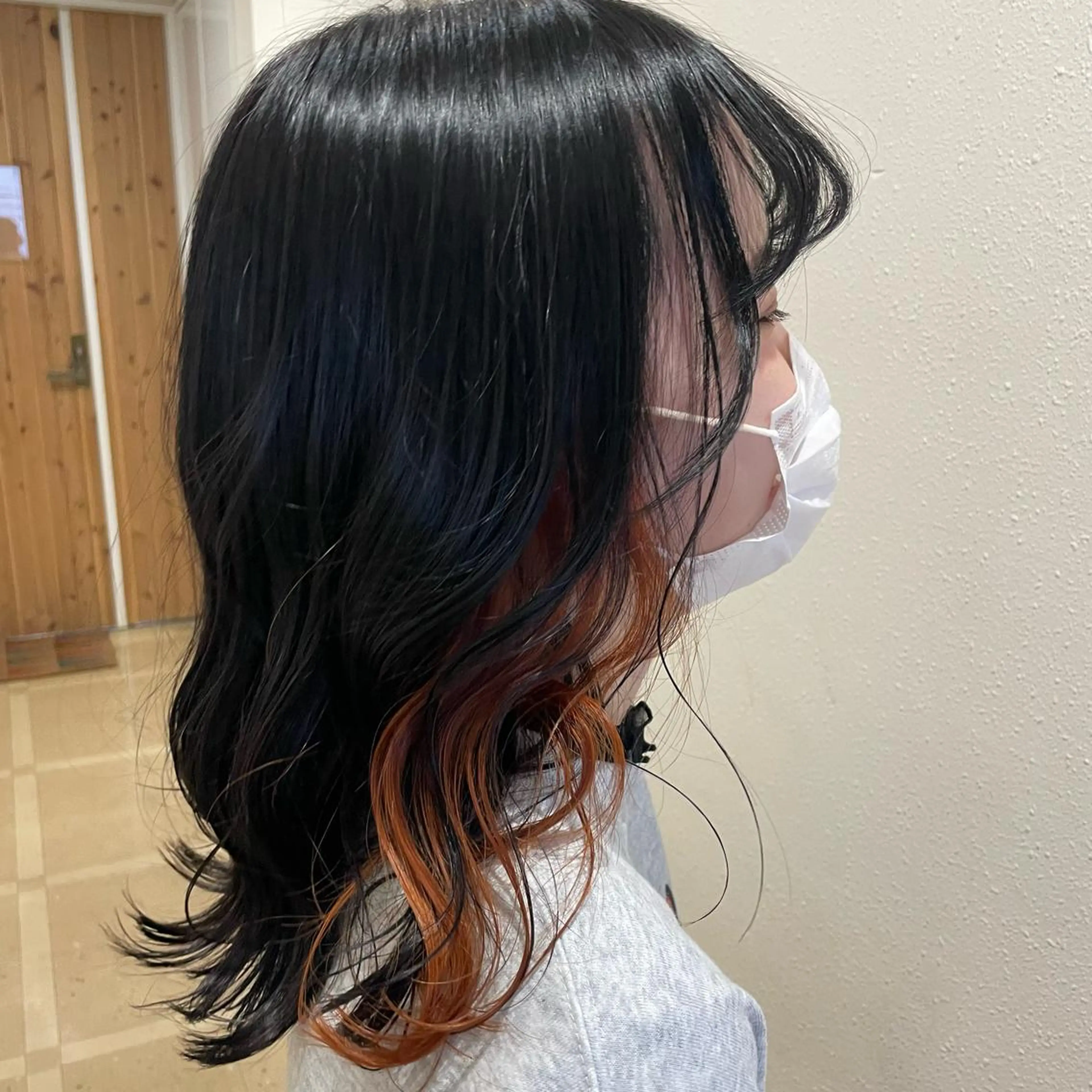 カラー 韓国𝐻𝑎𝑖𝑟 🇰🇷🖤ハラのヘアスタイル