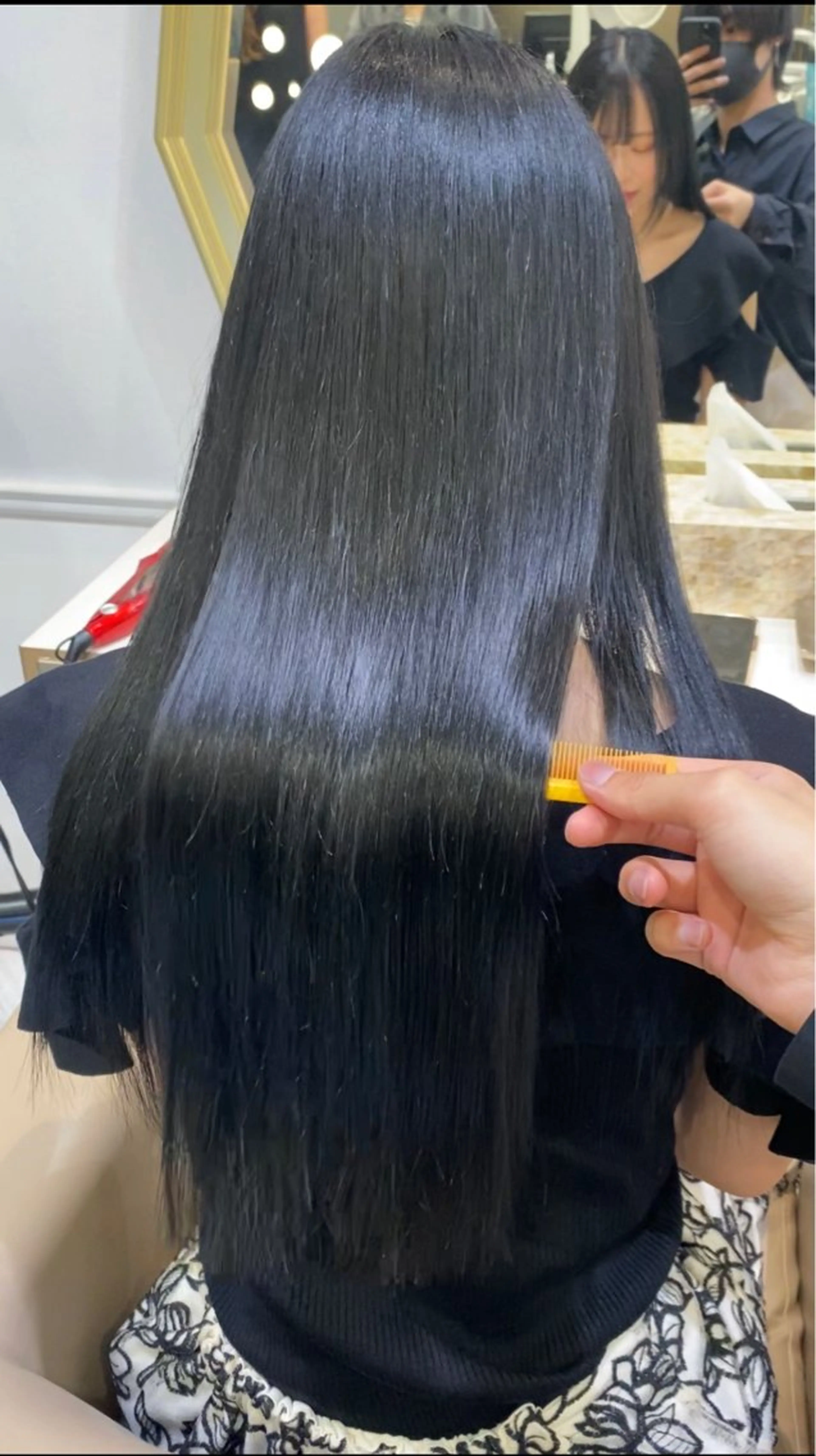 縮毛矯正&髪質改善トリートメントの写真