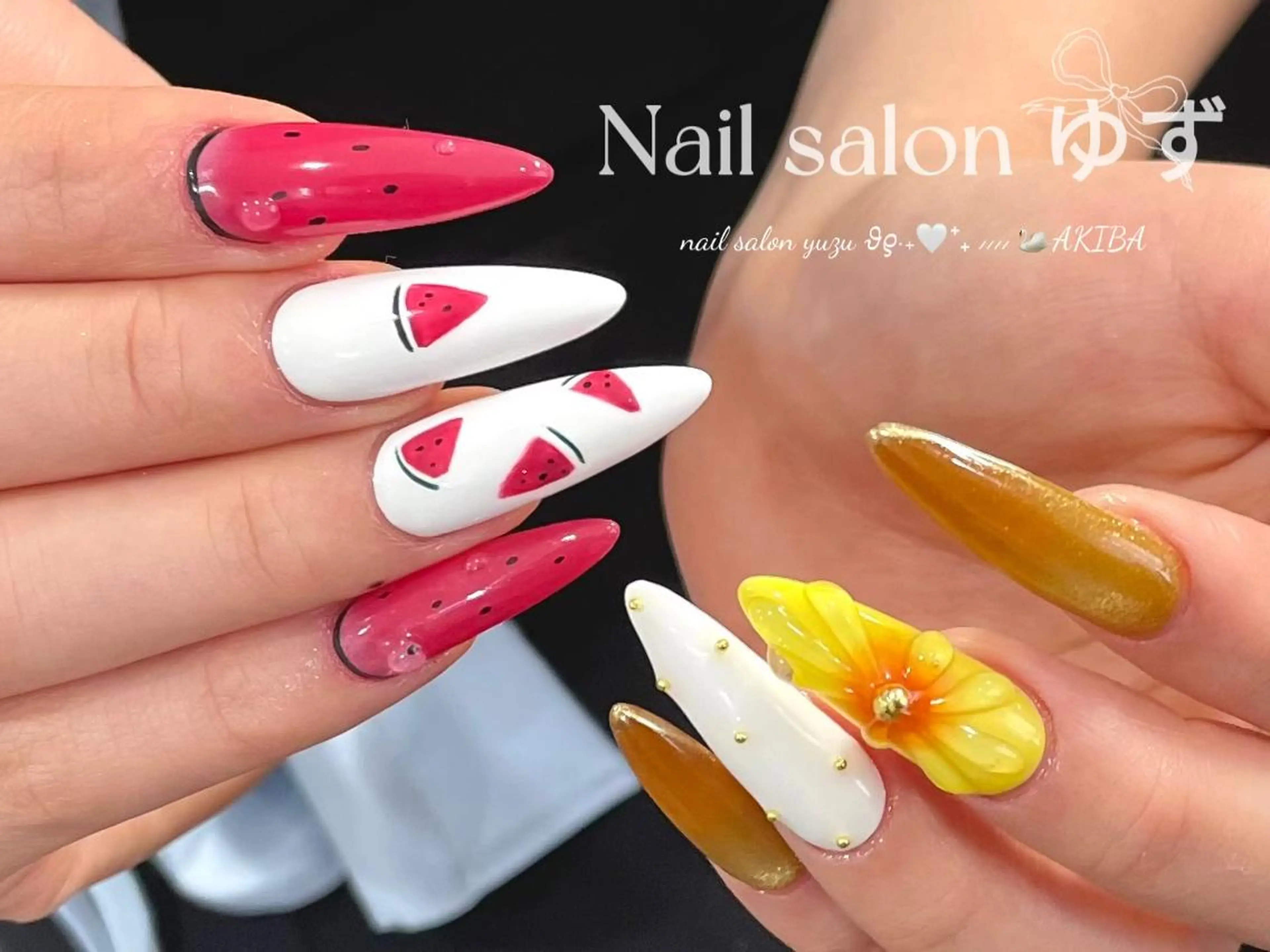 ネイル ハンドネイル ハンドケア MAKI💚💚💚 秋葉原.のネイルデザイン