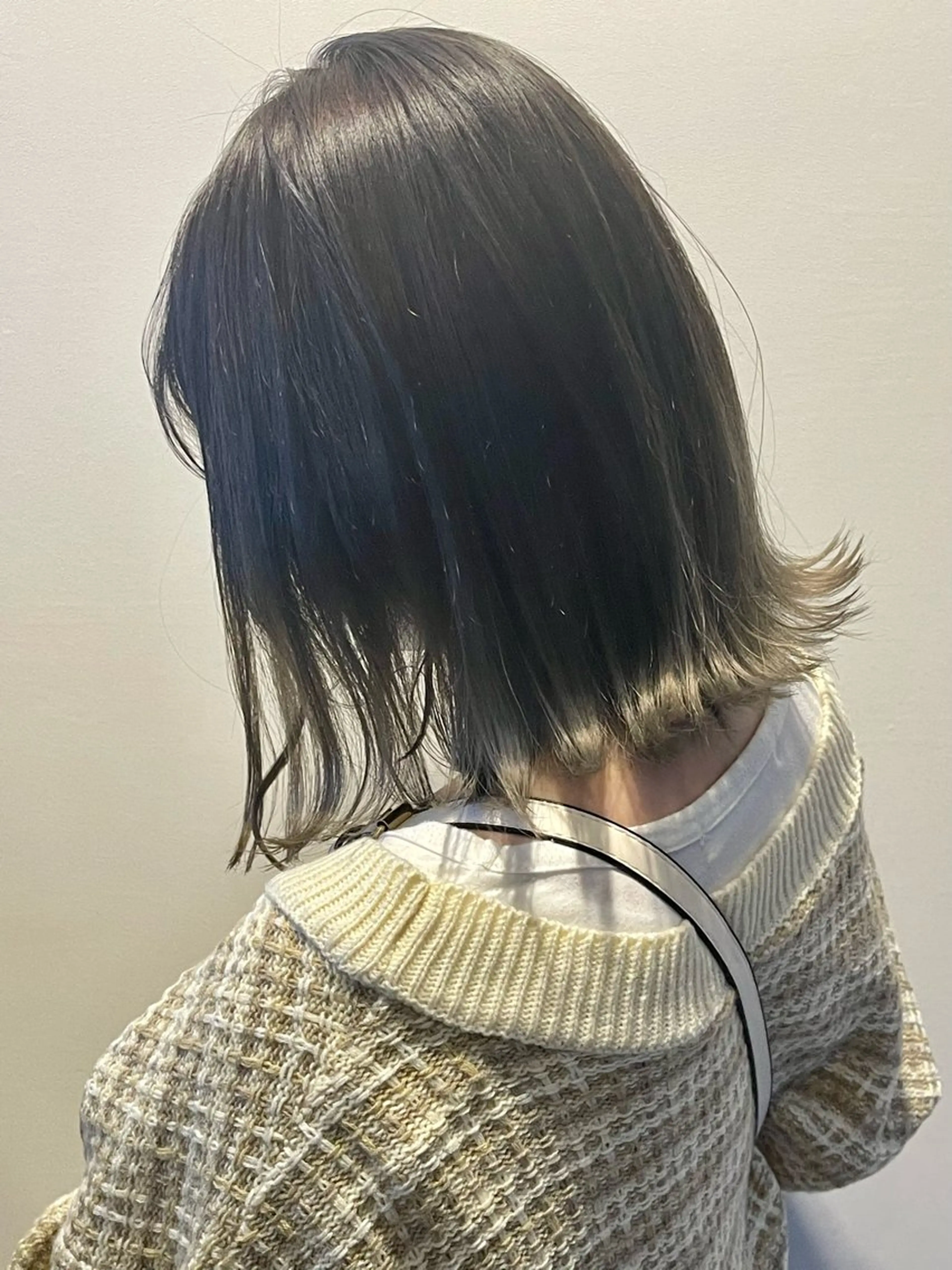 ミディアム カラー ハラダ リョウセイのヘアスタイル