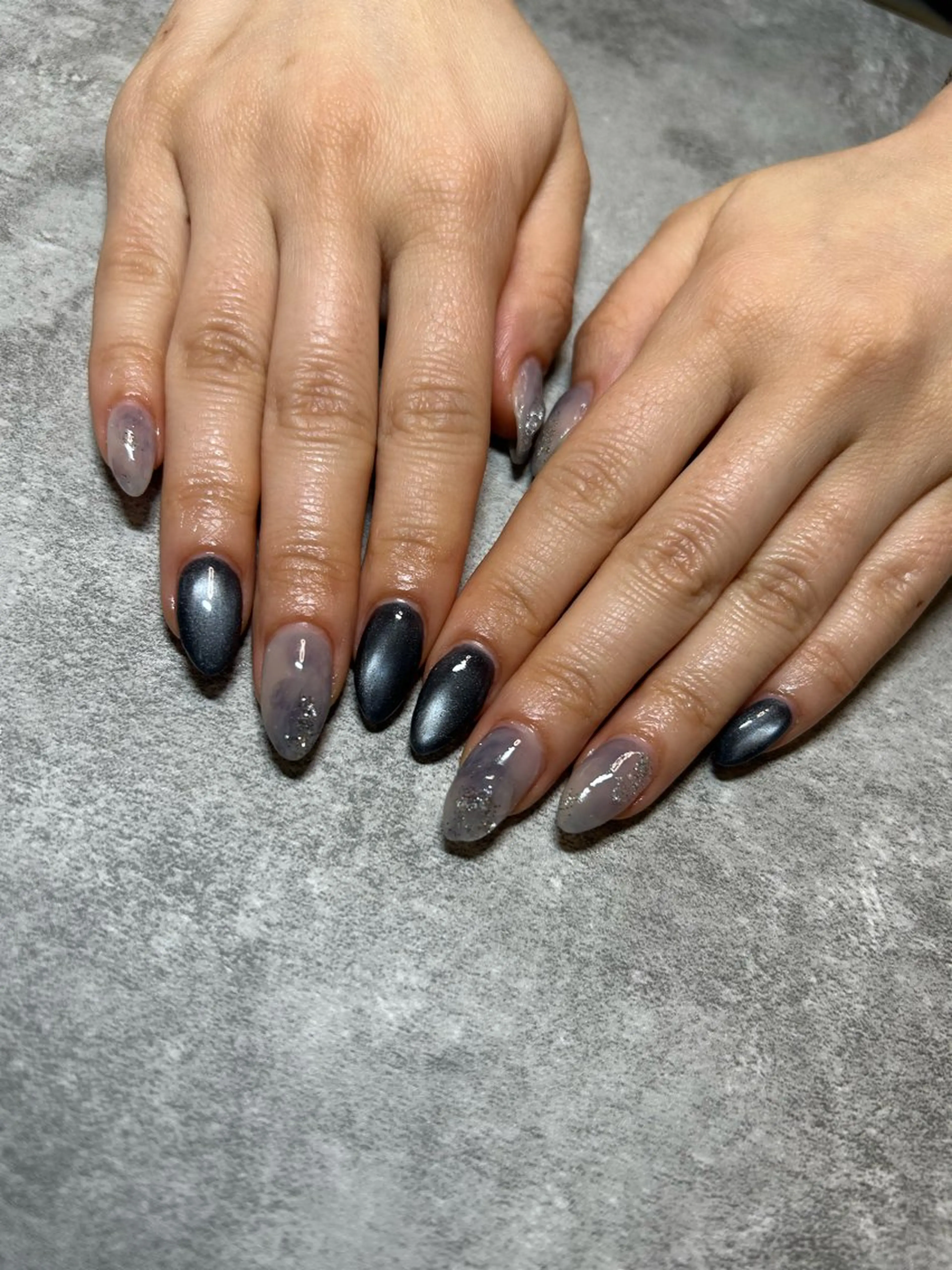 ネイル 持ち込み 山口 紫帆のネイルデザイン