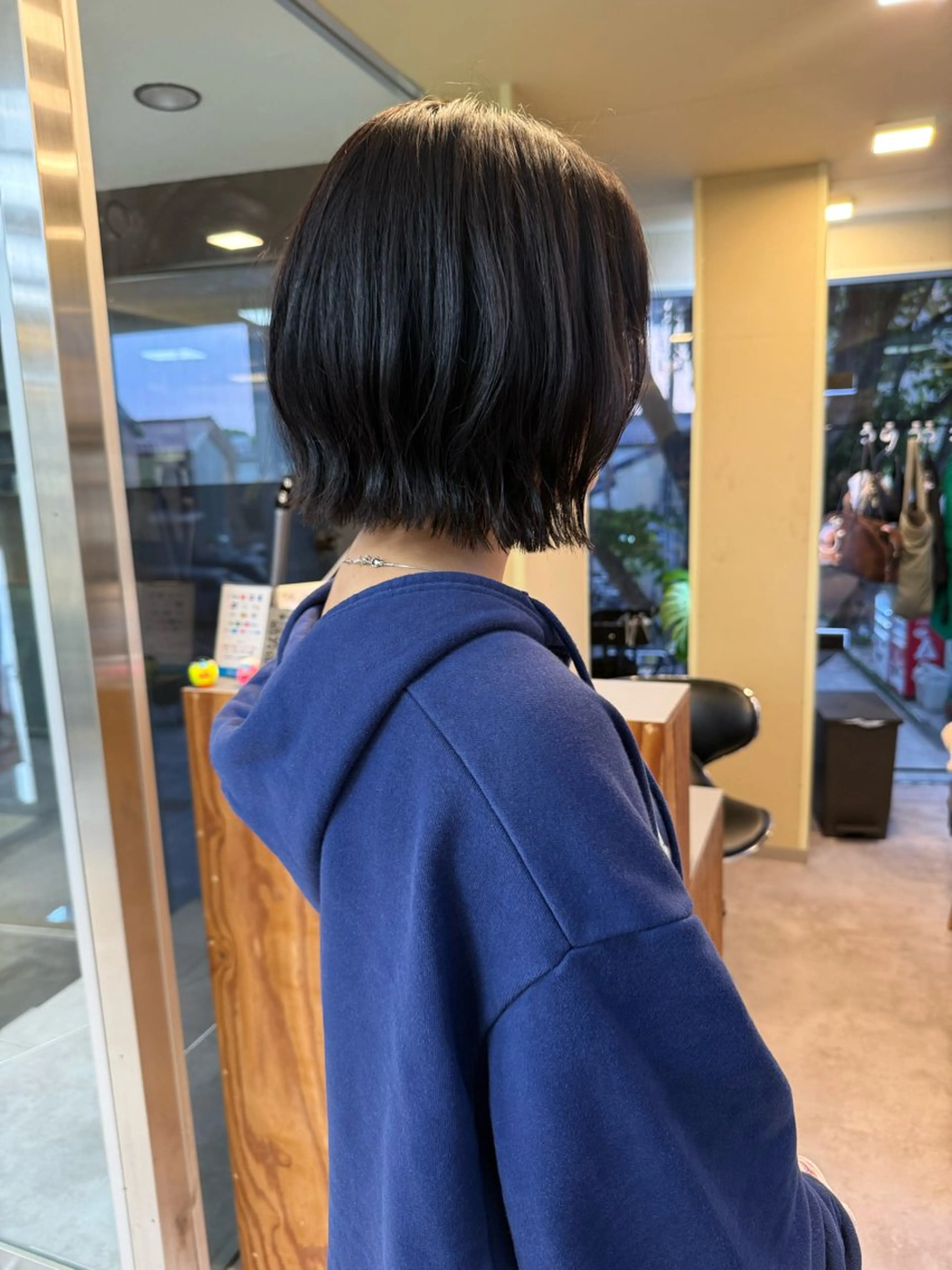 ショート カラー カット ヘアカラー トリートメント 伶風/ ボブのヘアスタイル