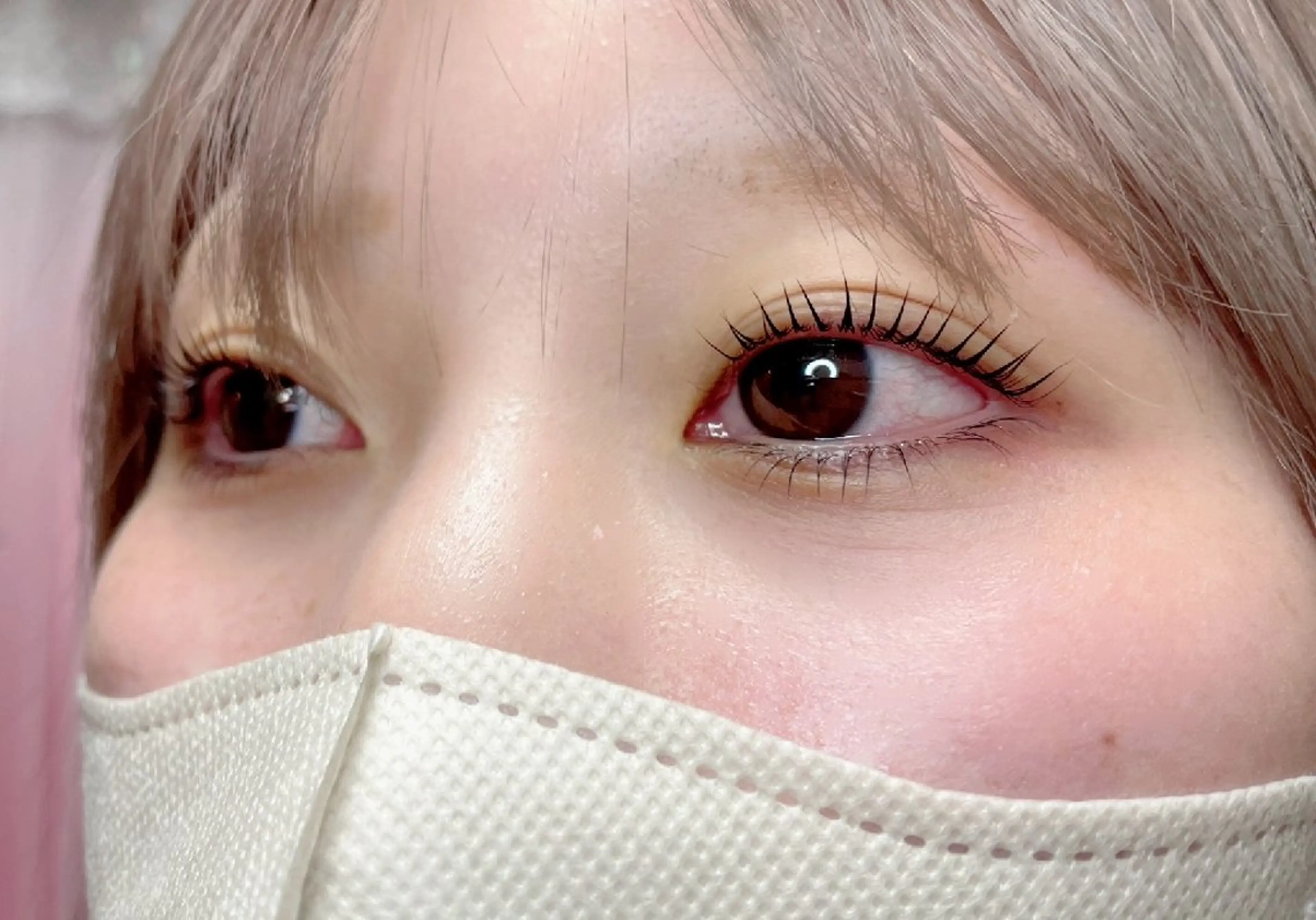 マツエク・マツパ Lカール パリジェンヌラッシュリフト マツパ 吉岡 ゆうなのマツエク・マツパデザイン