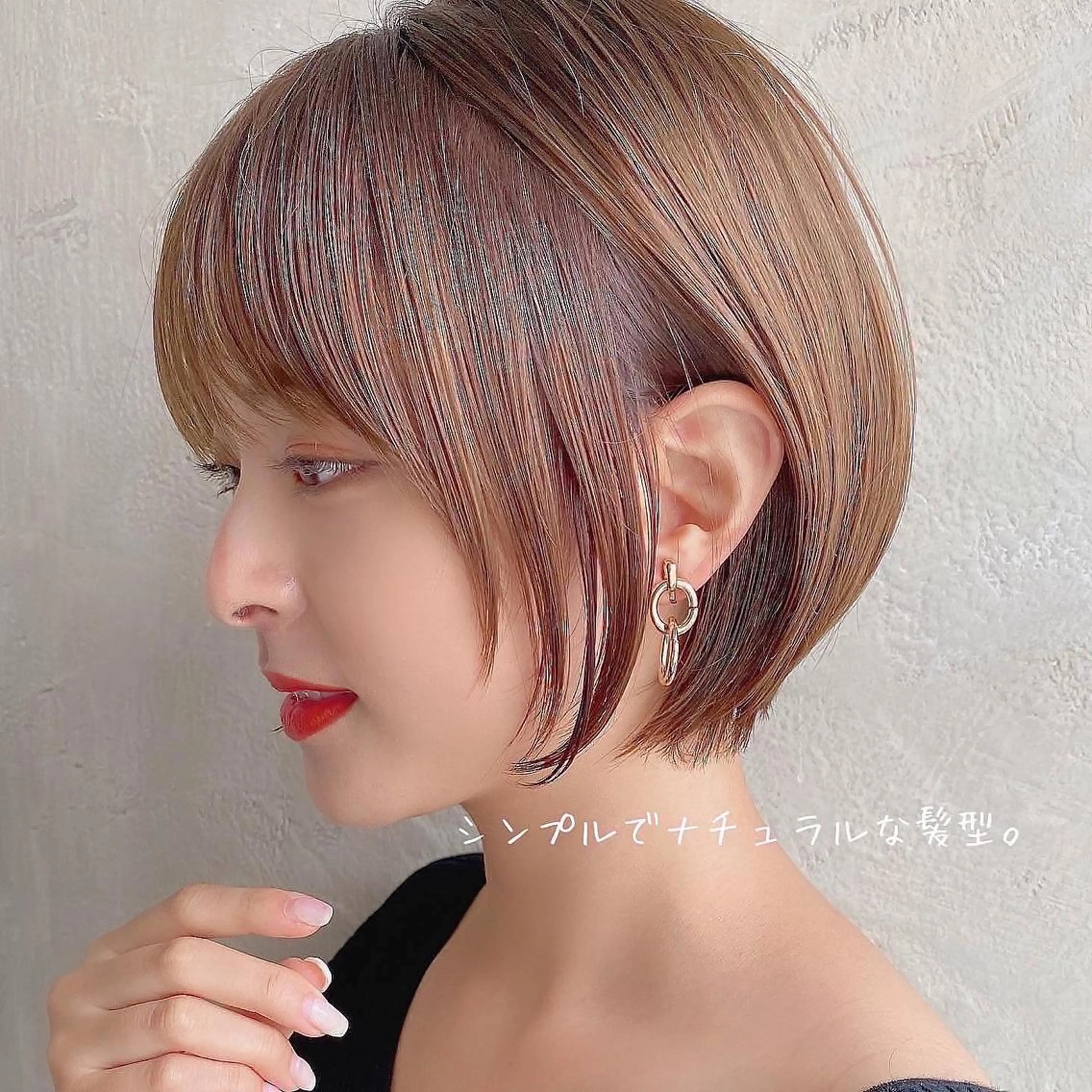 ショート ショートボブ ボブ ショートヘア On所属・新宿　ショート・ボブ カットモデル募集のヘアスタイル