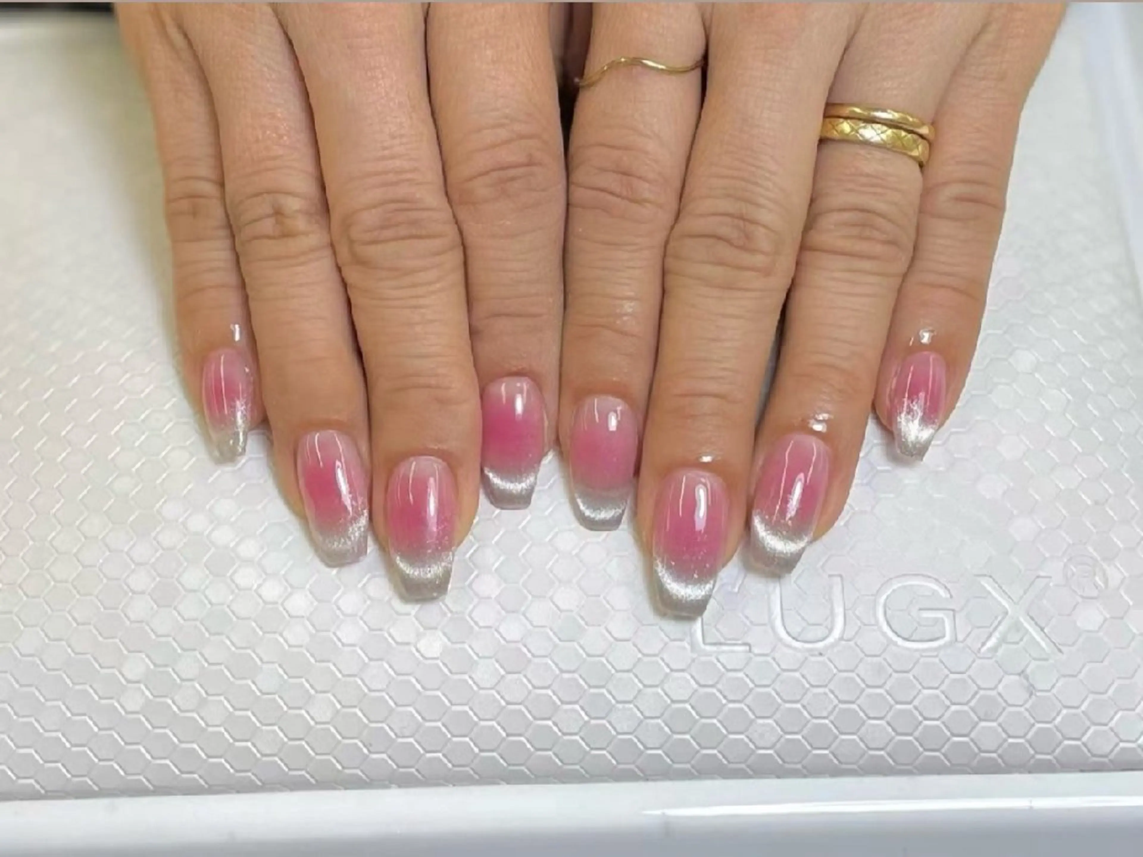 ネイル チークネイル フットネイル フレンチネイル ジェルネイル ガラスフレンチ ハンドネイル ル ナのネイルデザイン