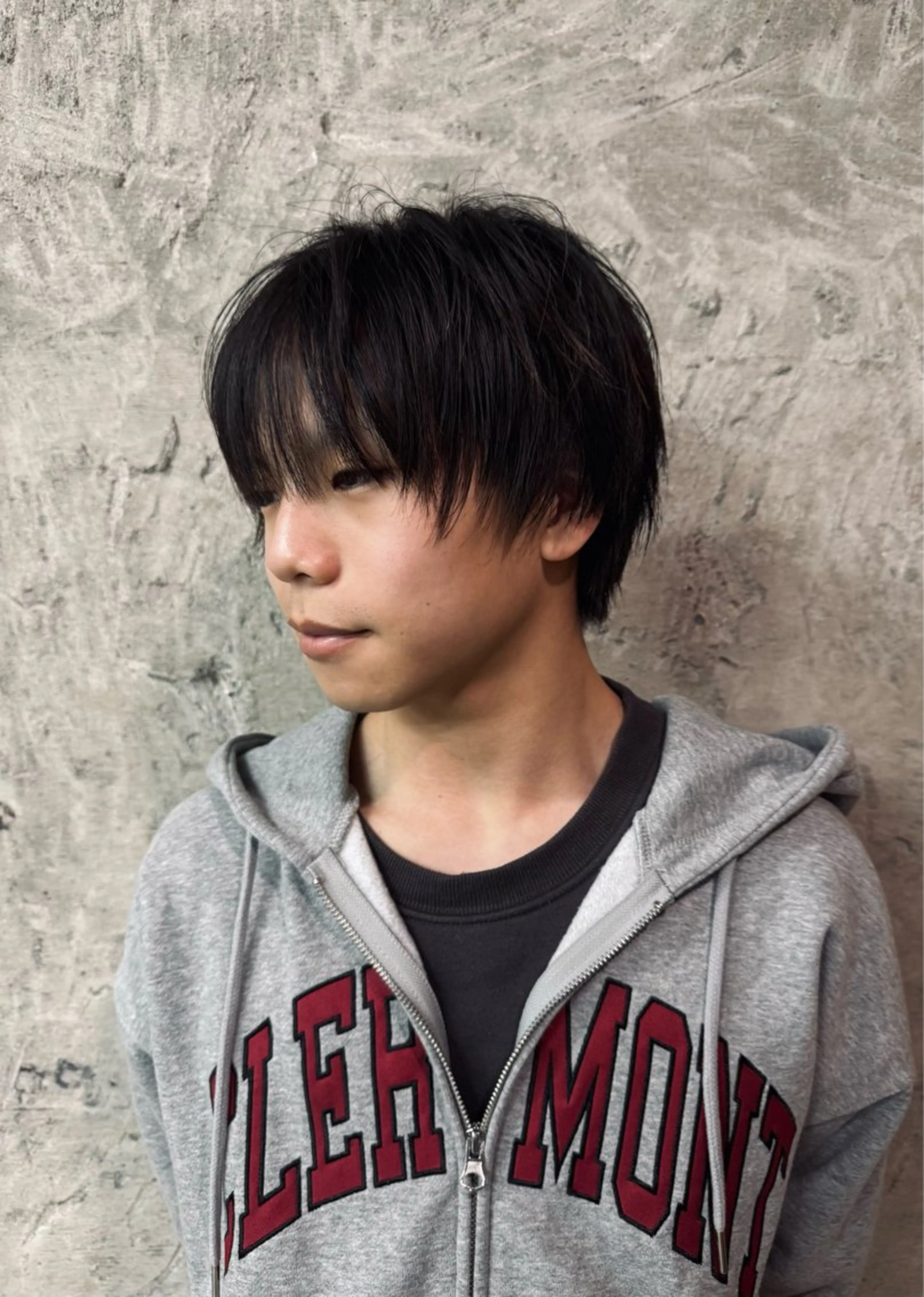 メンズ マッシュ シースルーマッシュ カット パーマ moanin所属・小玉 紗楓のヘアスタイル