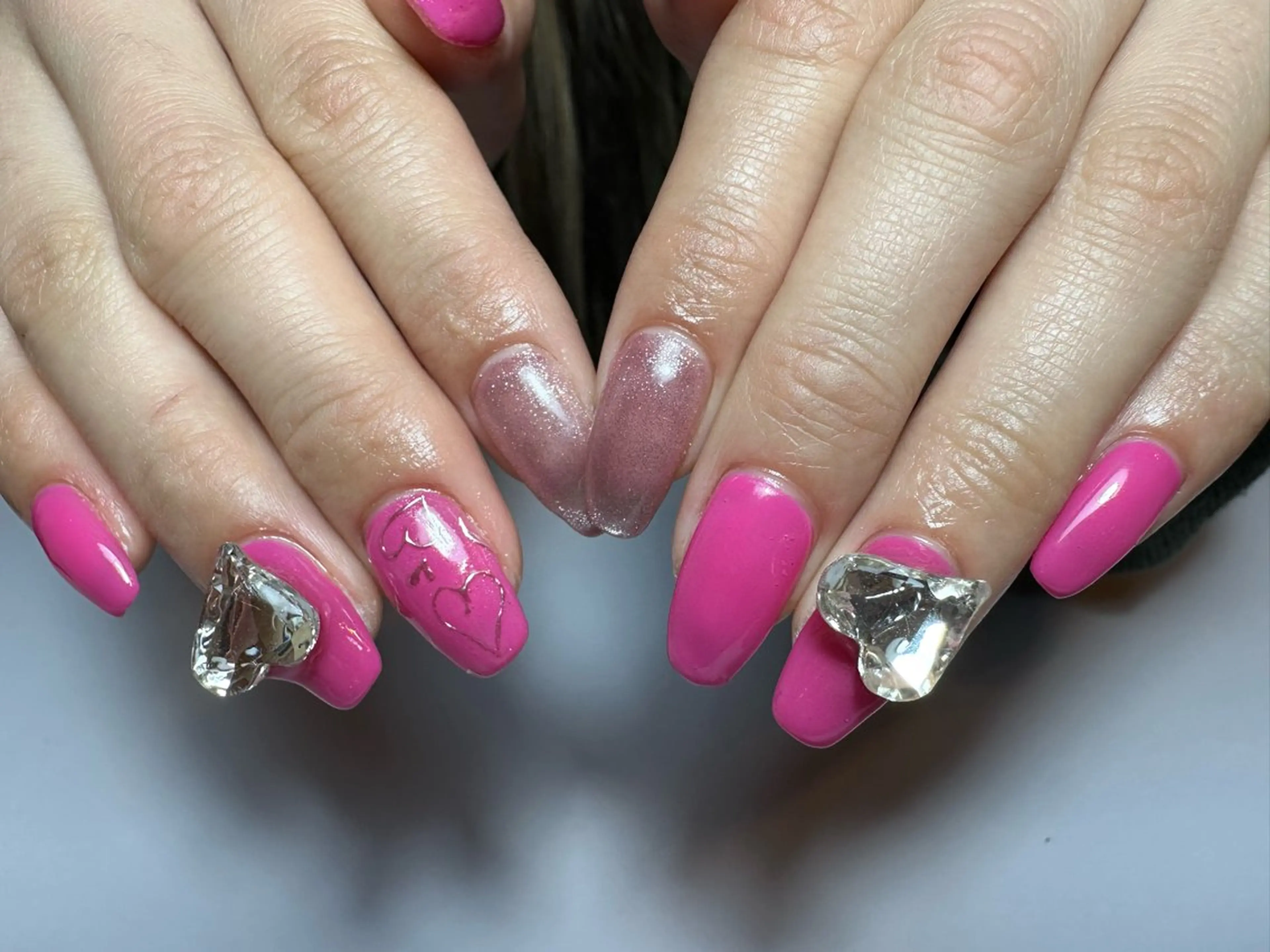 セミロング shandy nailのネイルデザイン