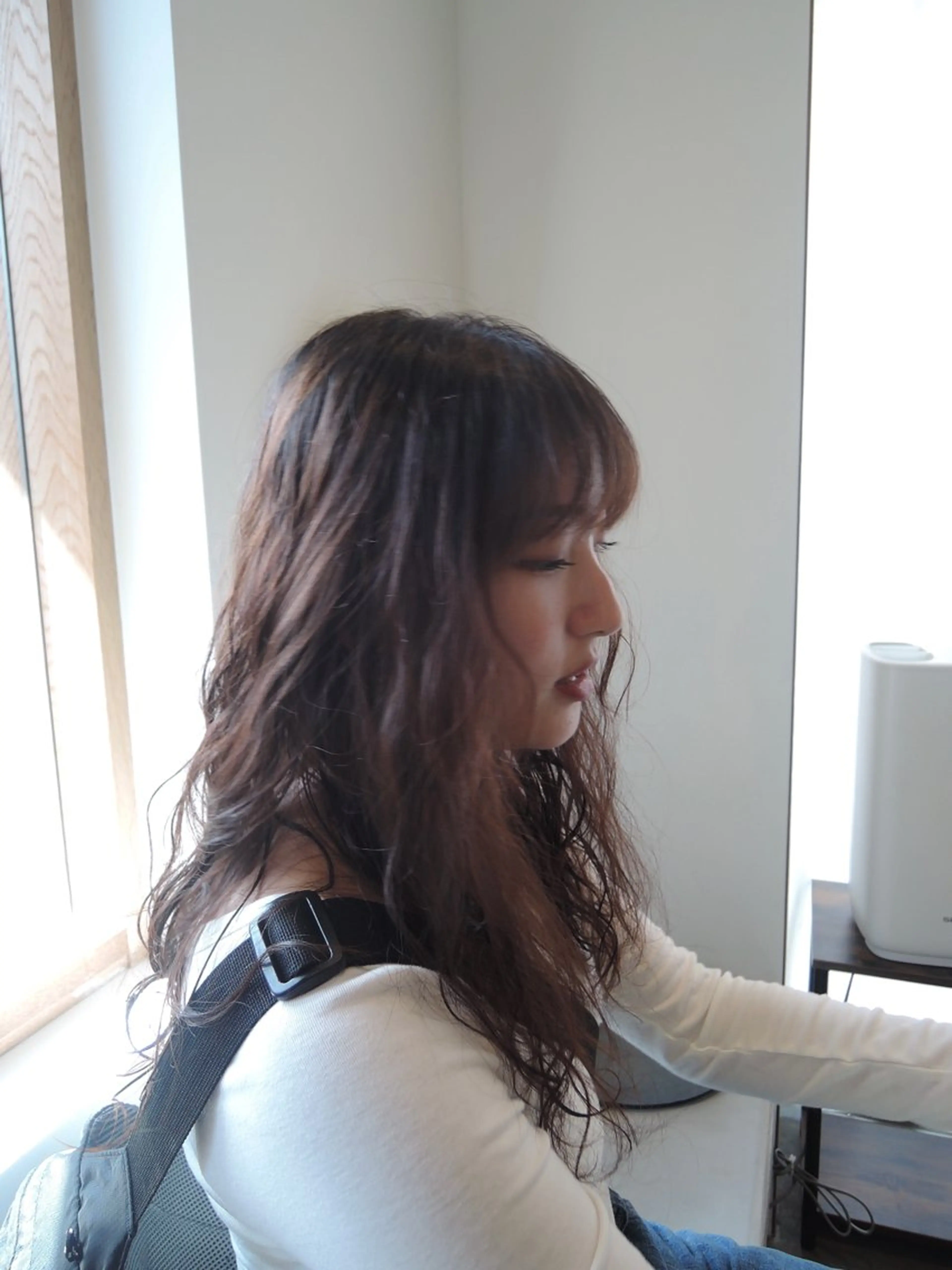 ロング ロング カット ヘアカラー YUI／レイヤー カット/透明感カラーのヘアスタイル