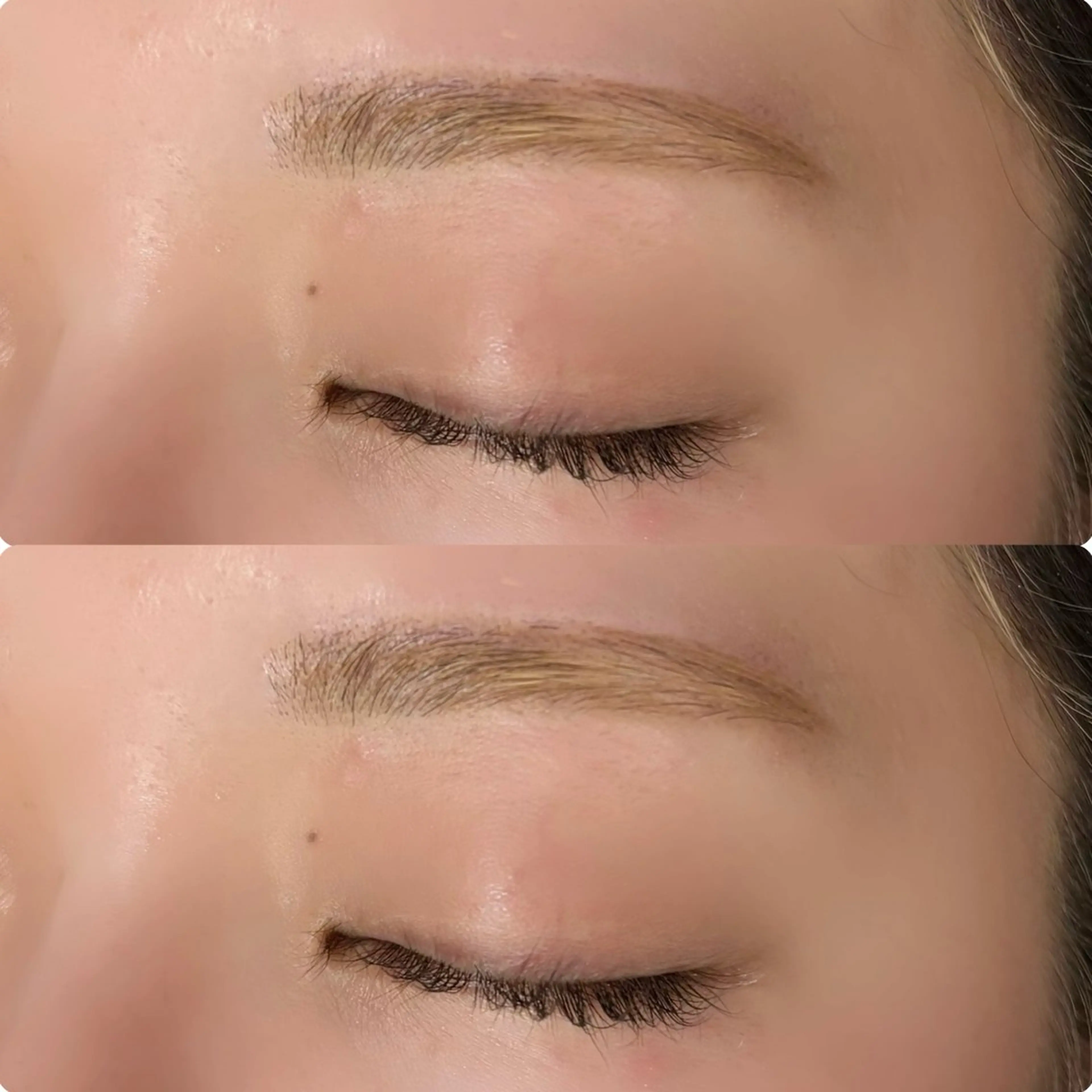 アイブロウ meguru／マツパ ／マツエク／束感のマツエク・マツパデザイン