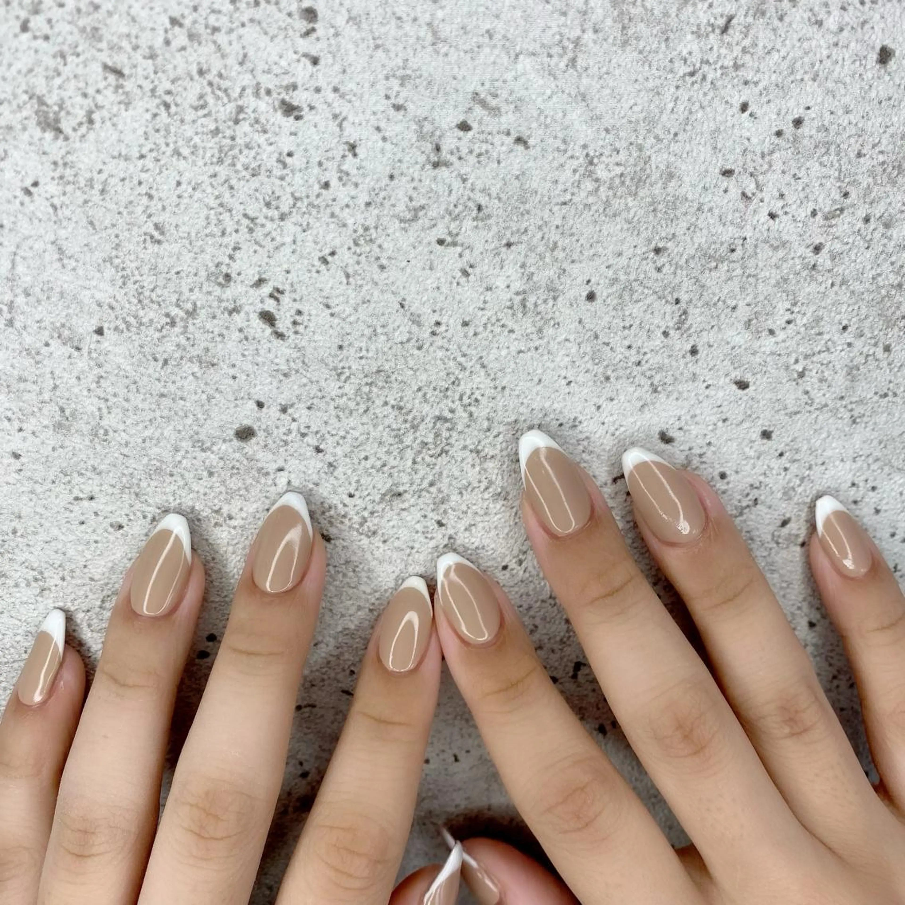 セミロング カラー パーマ ヘアアレンジ メンズ キッズ ネイル マツエク・マツパ ベージュカラー フレンチネイル オフィスネイル ハンドネイル Salon Ｋのネイルデザイン