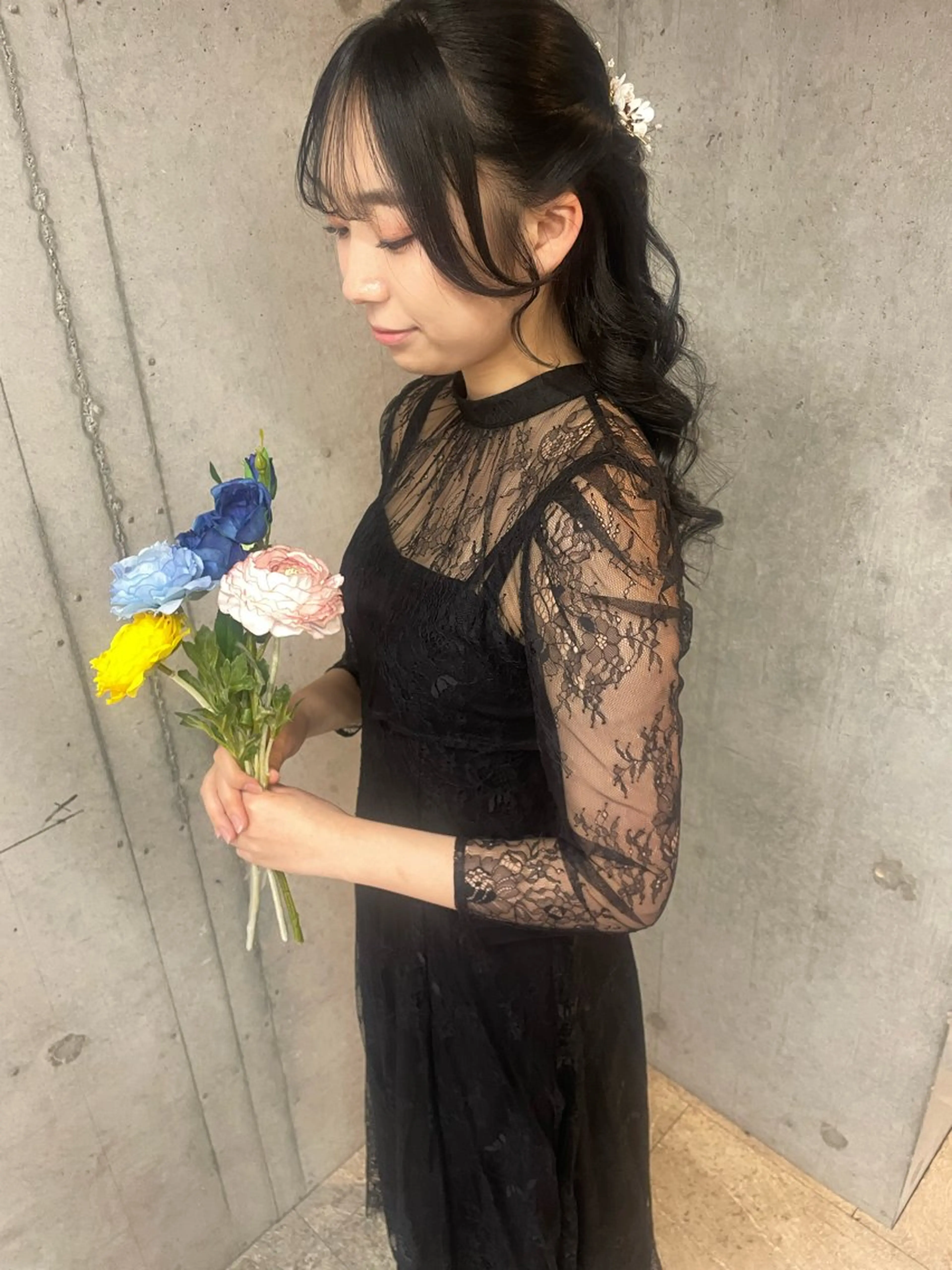 ヘアアレンジ ハーフアップ ヘアセット Reve  resort所属・美髪× ヘアセット✨Araiのヘアスタイル