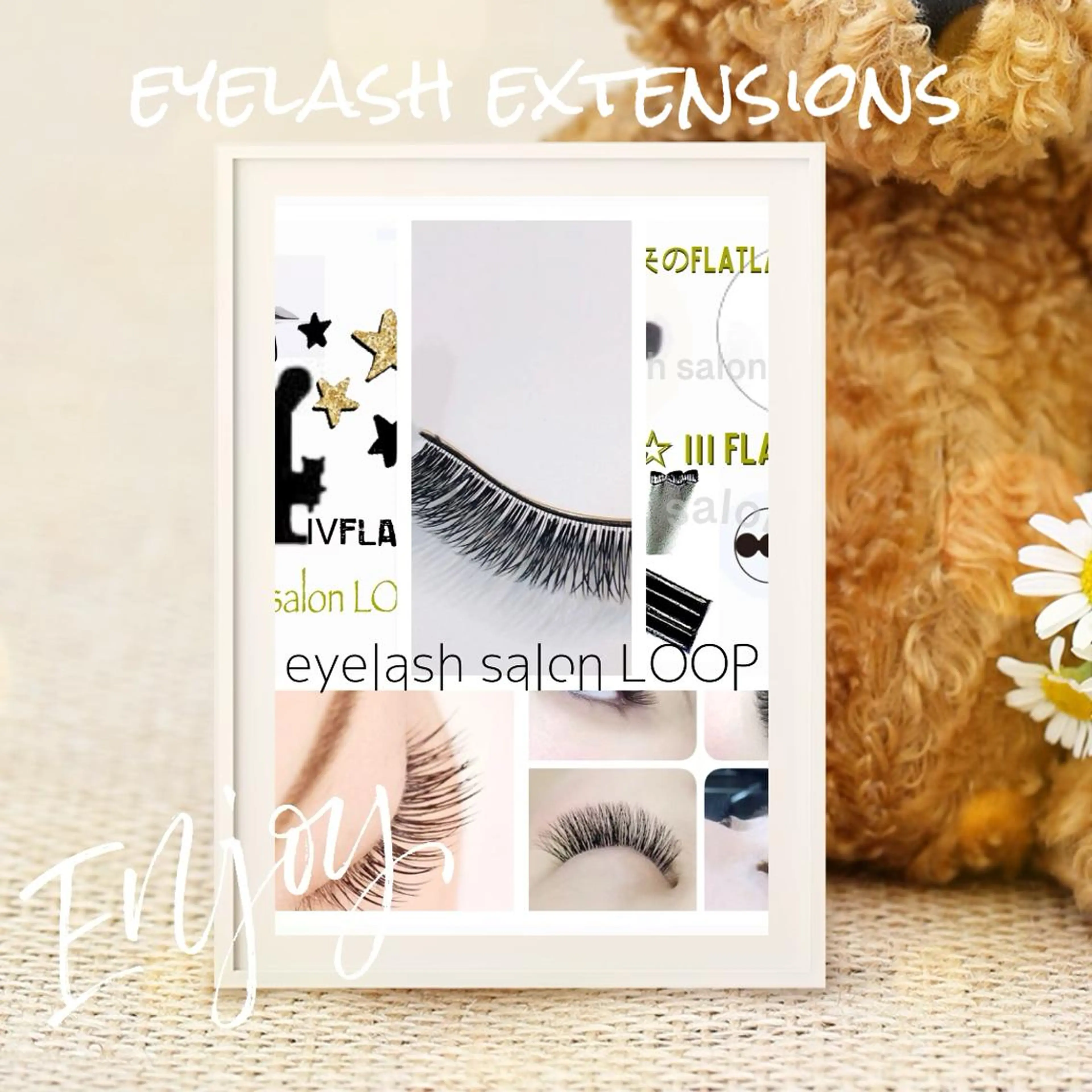 メンズ マツエク・マツパ CCカール Cカール キュート フラットラッシュ ゴージャス eyelash salonLoopꨄのマツエク・マツパデザイン