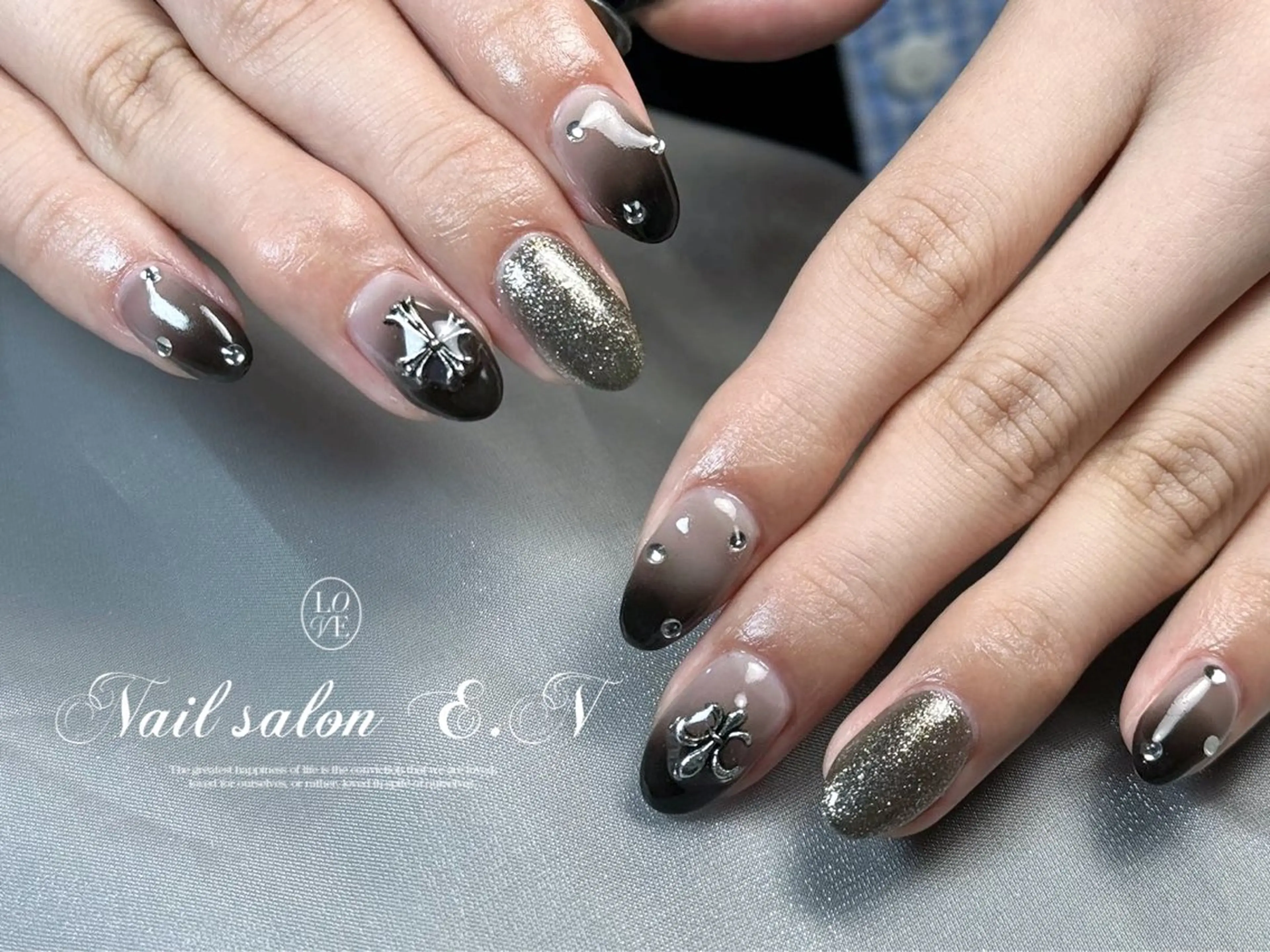 ネイル E.N🦋 長さ出し/持ち込みのネイルデザイン