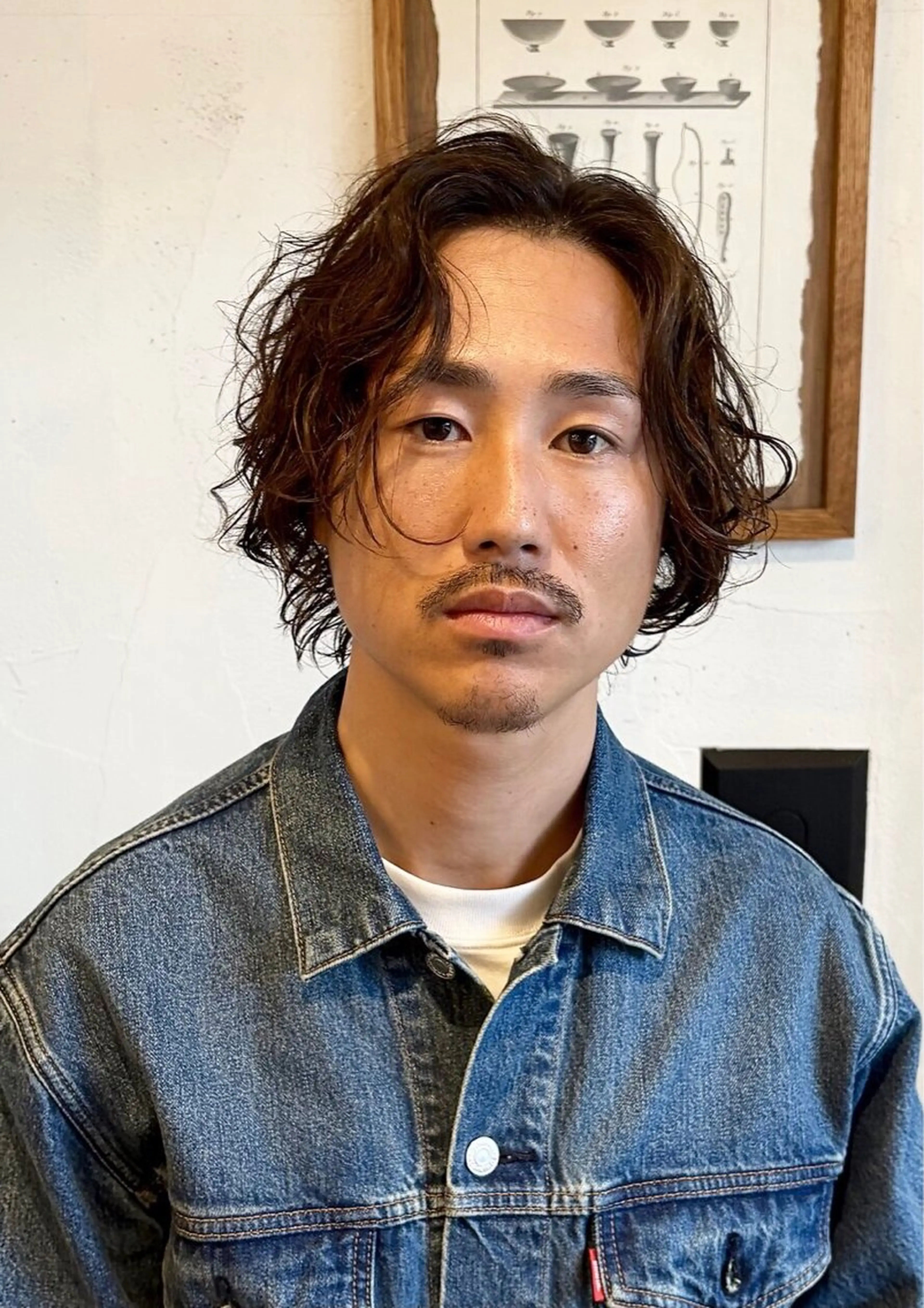 パーマ メンズ カット パーマ Nina by Babyloneのヘアスタイル
