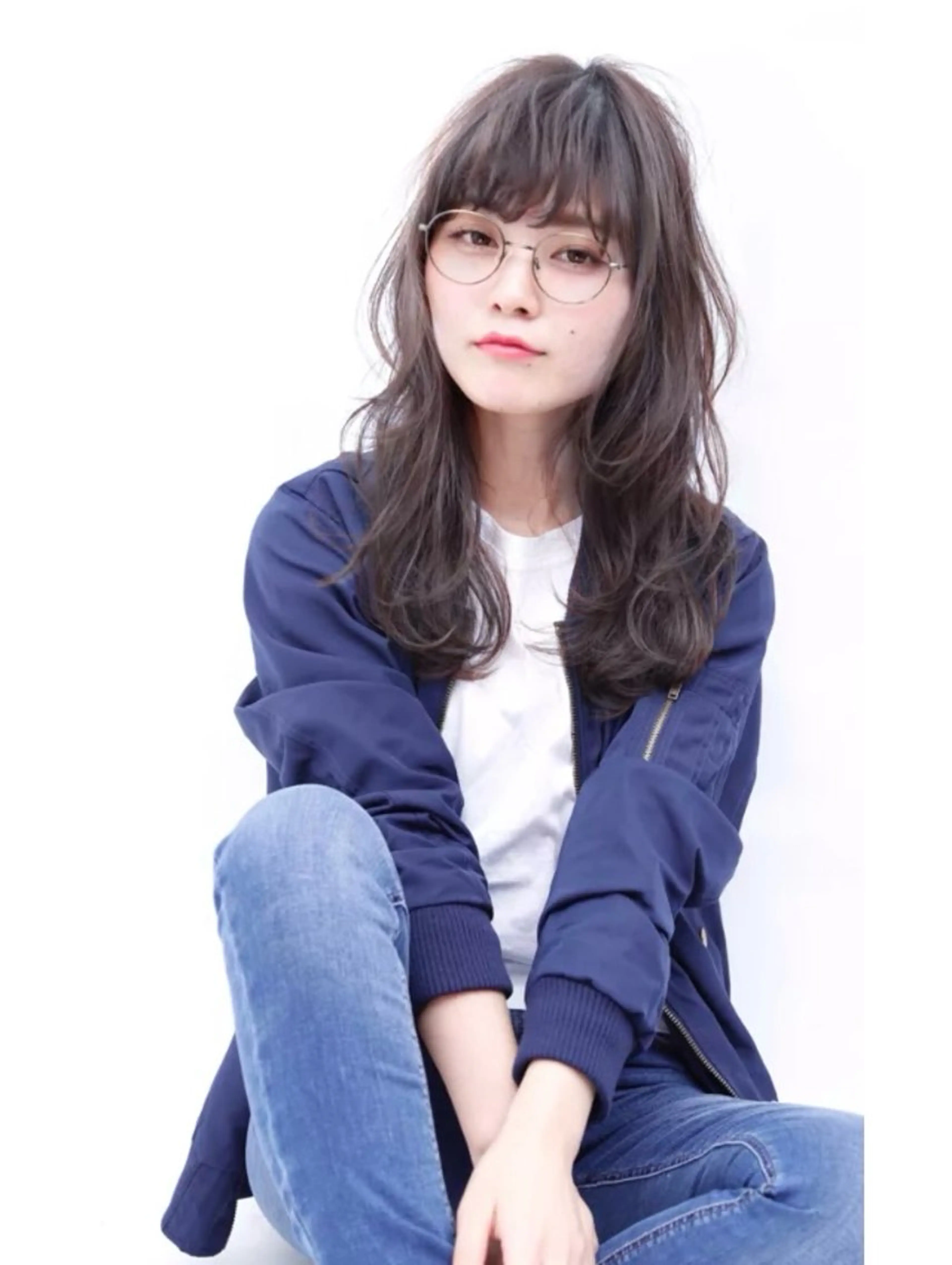 ロング パーマ カット パーマ 松谷 遼のヘアスタイル