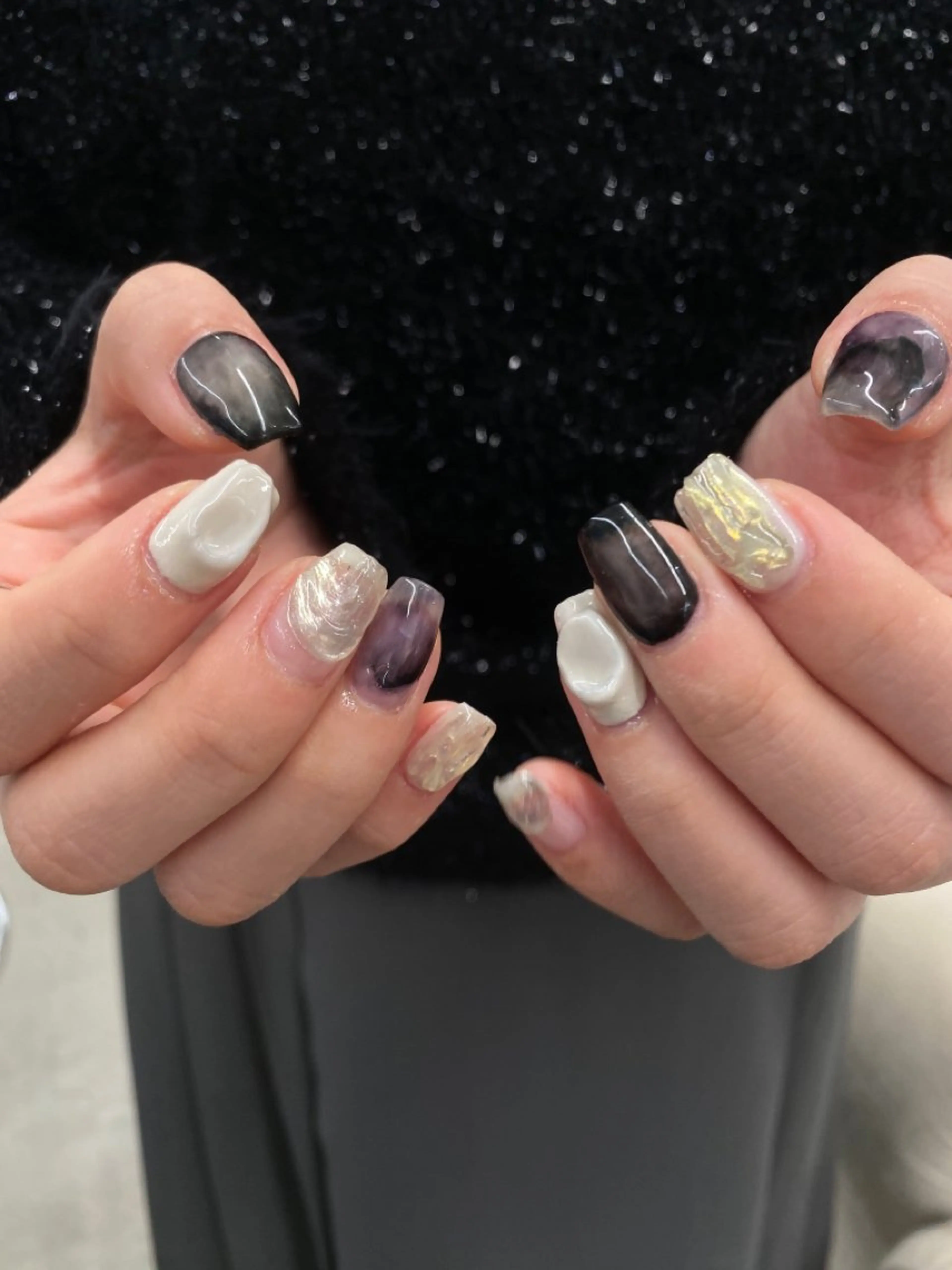 ネイル ぷっくりネイル ハンドネイル sister mohawk所属・chika / nailのネイルデザイン